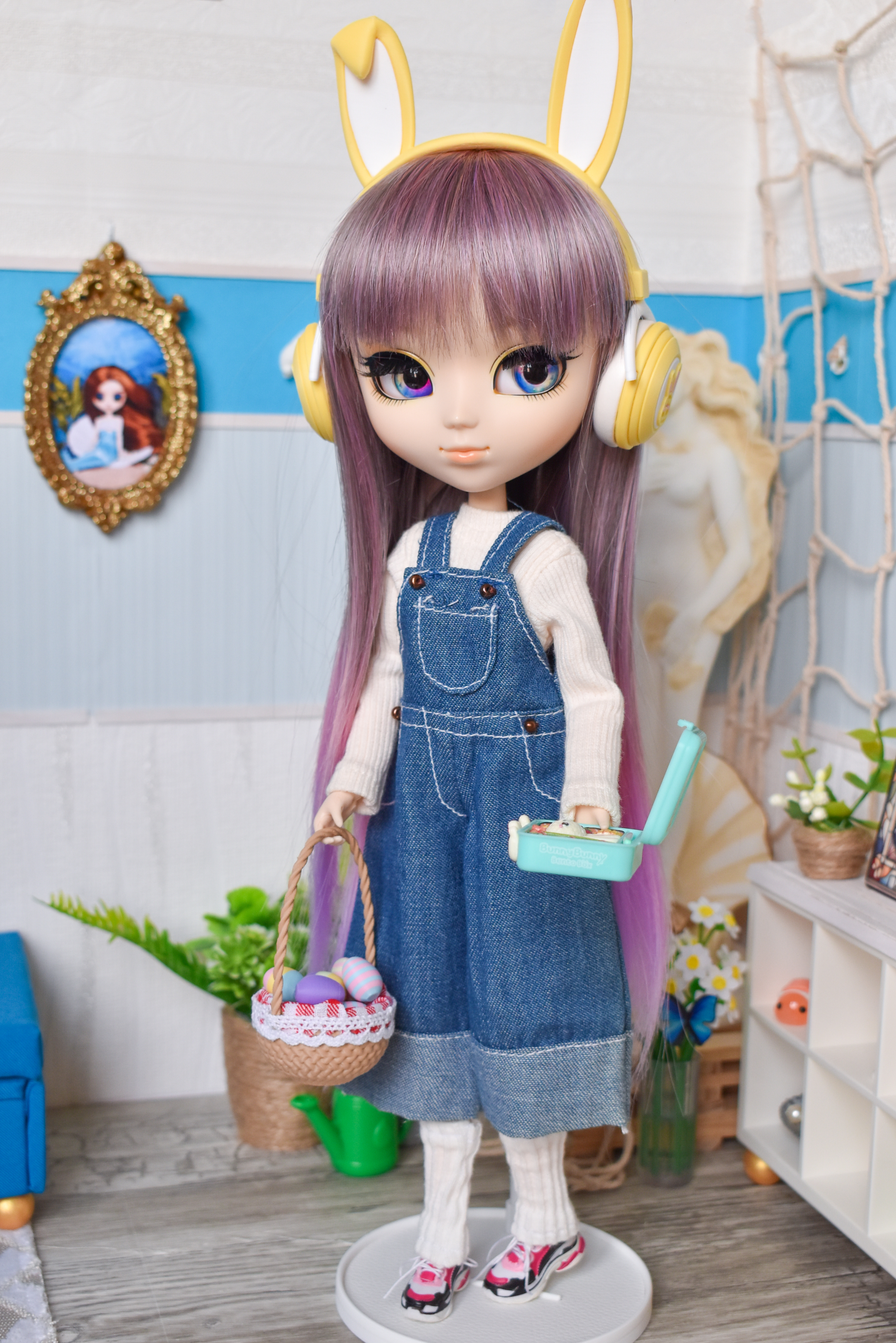 Casque audio - Lapin jaune