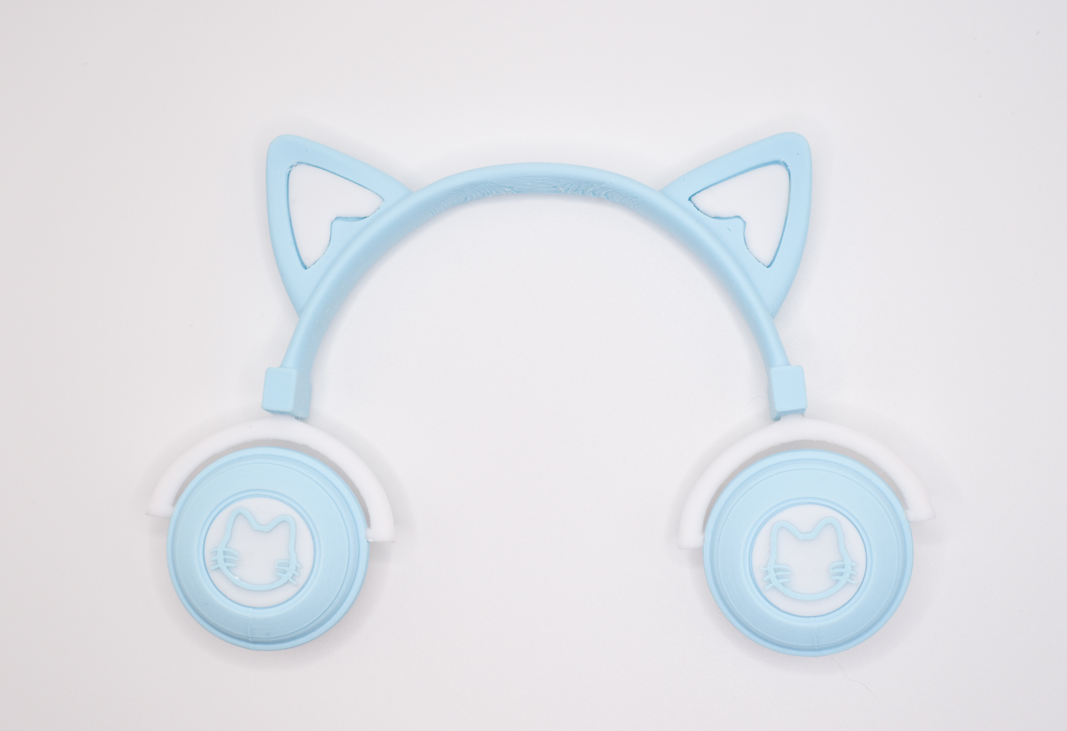 Casque audio - Chat bleu