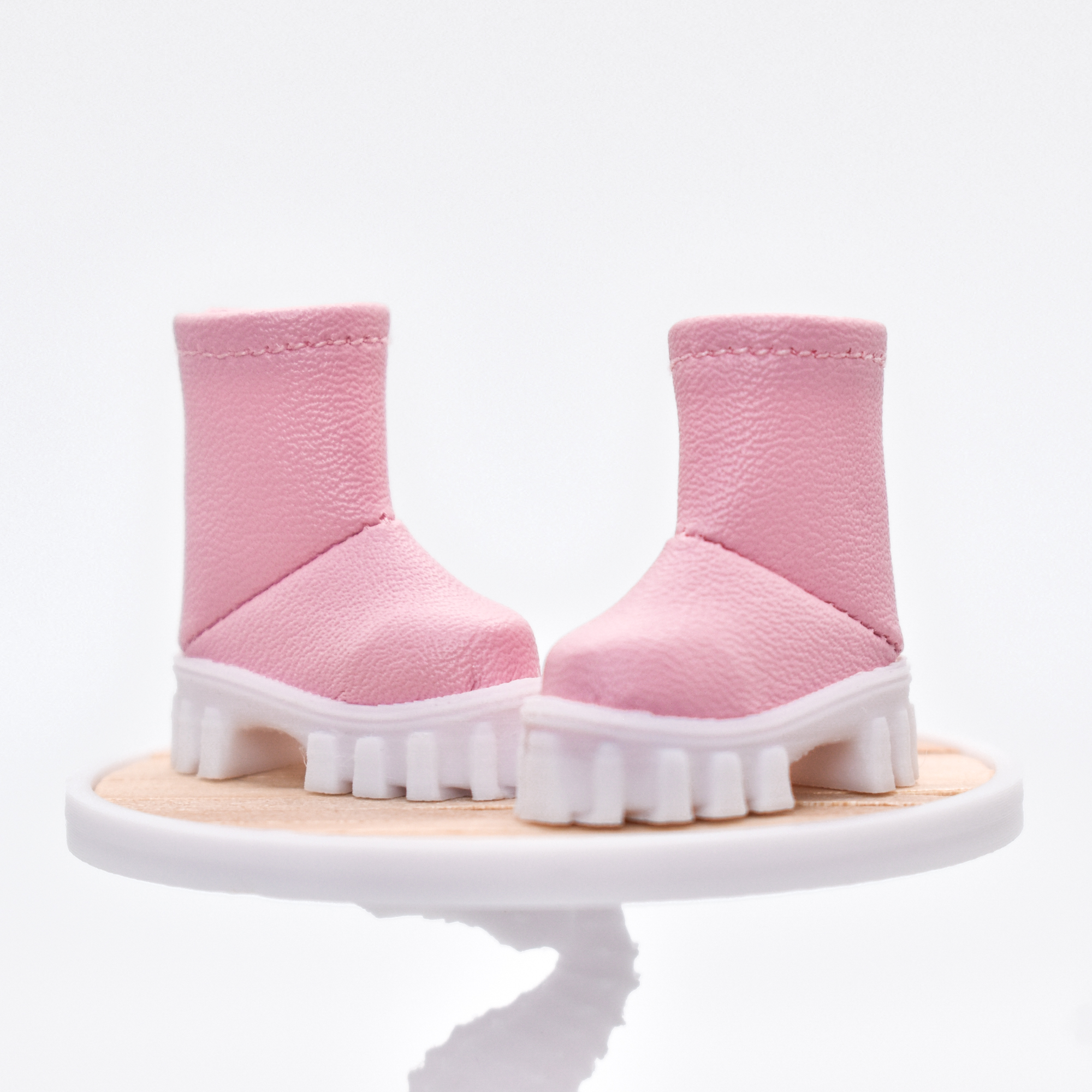 Bottines roses - Églantine