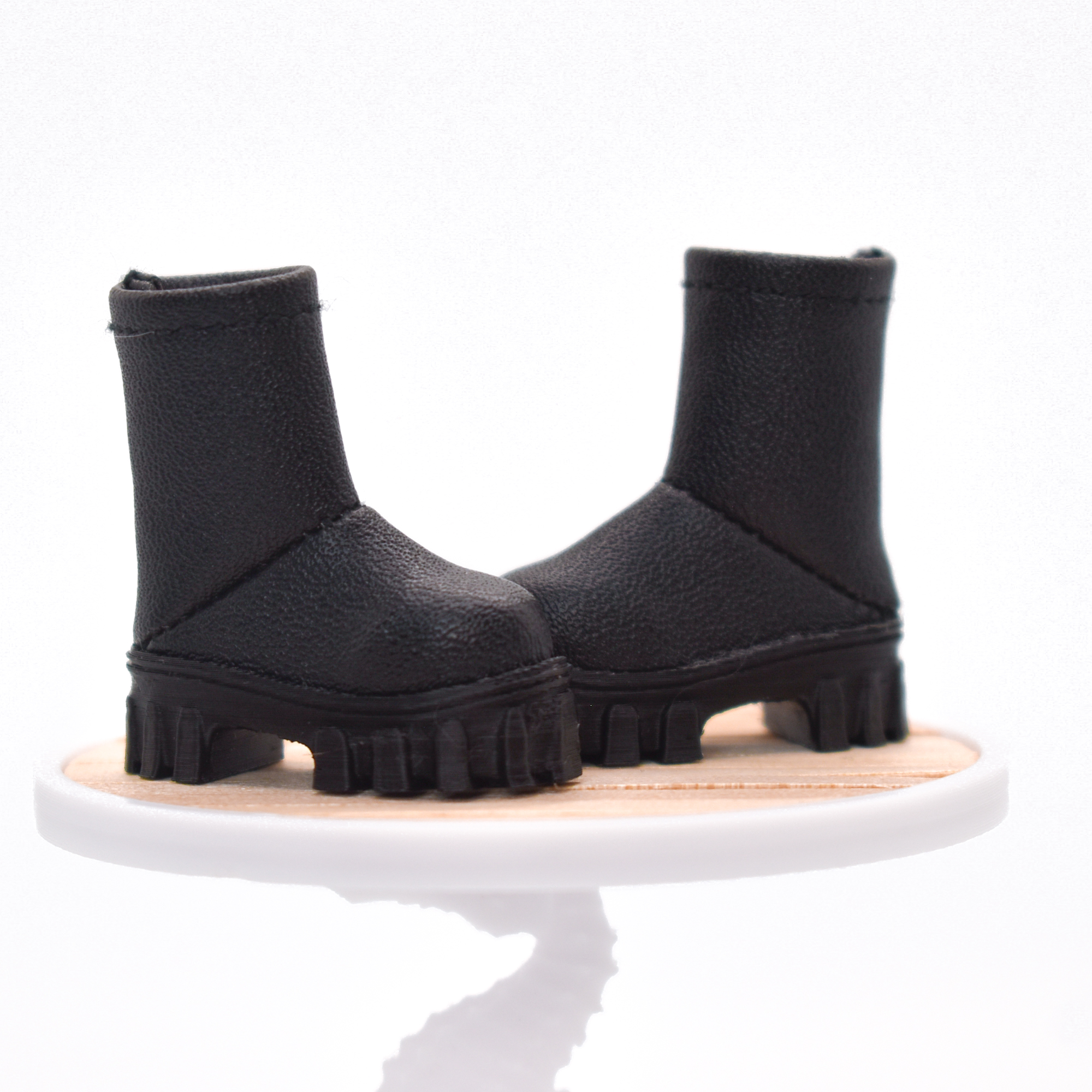 Bottines noires - Obsidienne