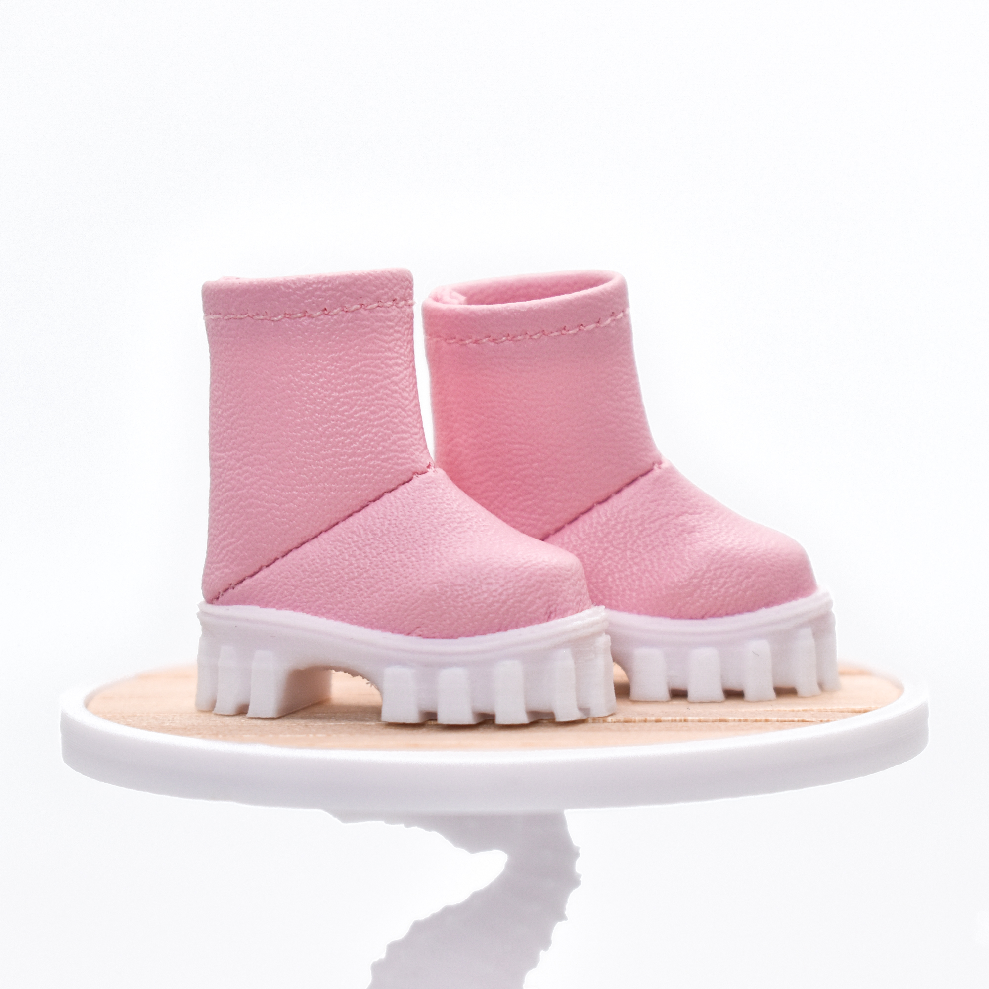 Bottines roses - Églantine