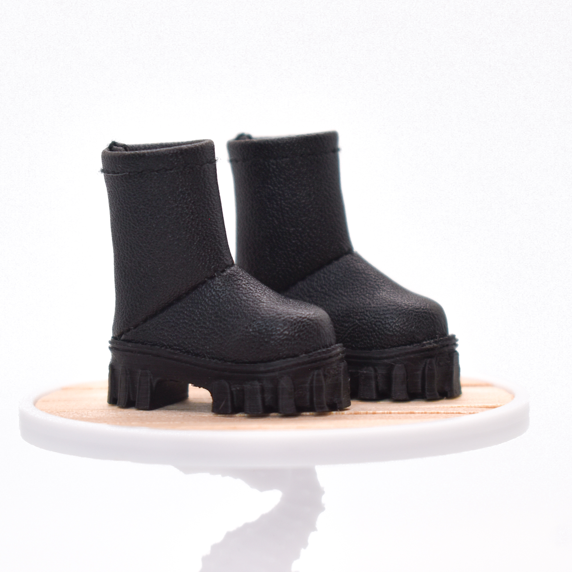Bottines noires - Obsidienne