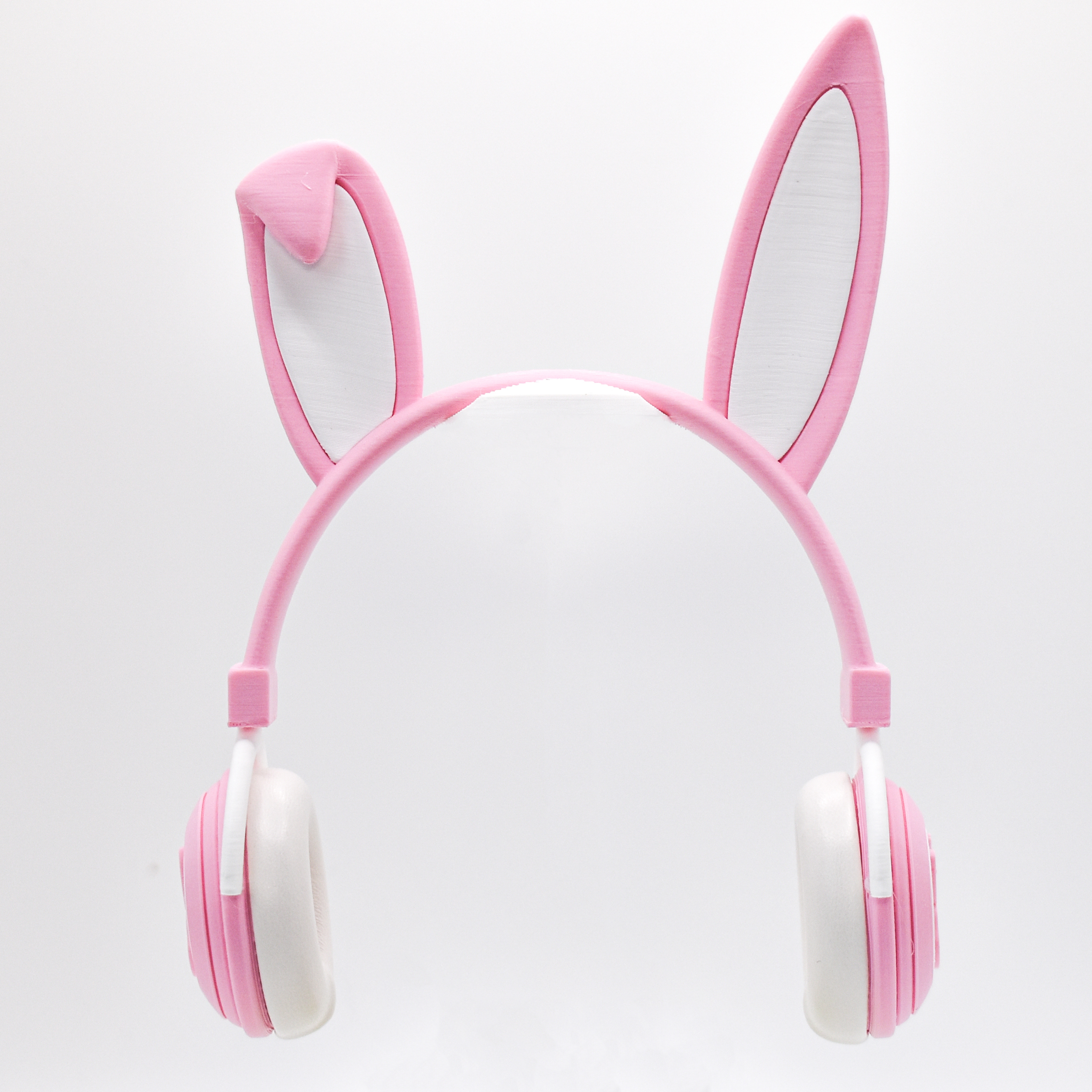 Casque audio - Lapin rose