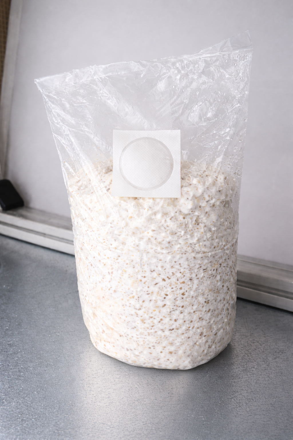 Mycélium de pleurotes de l'orme (Hysyzigus ulmarius)