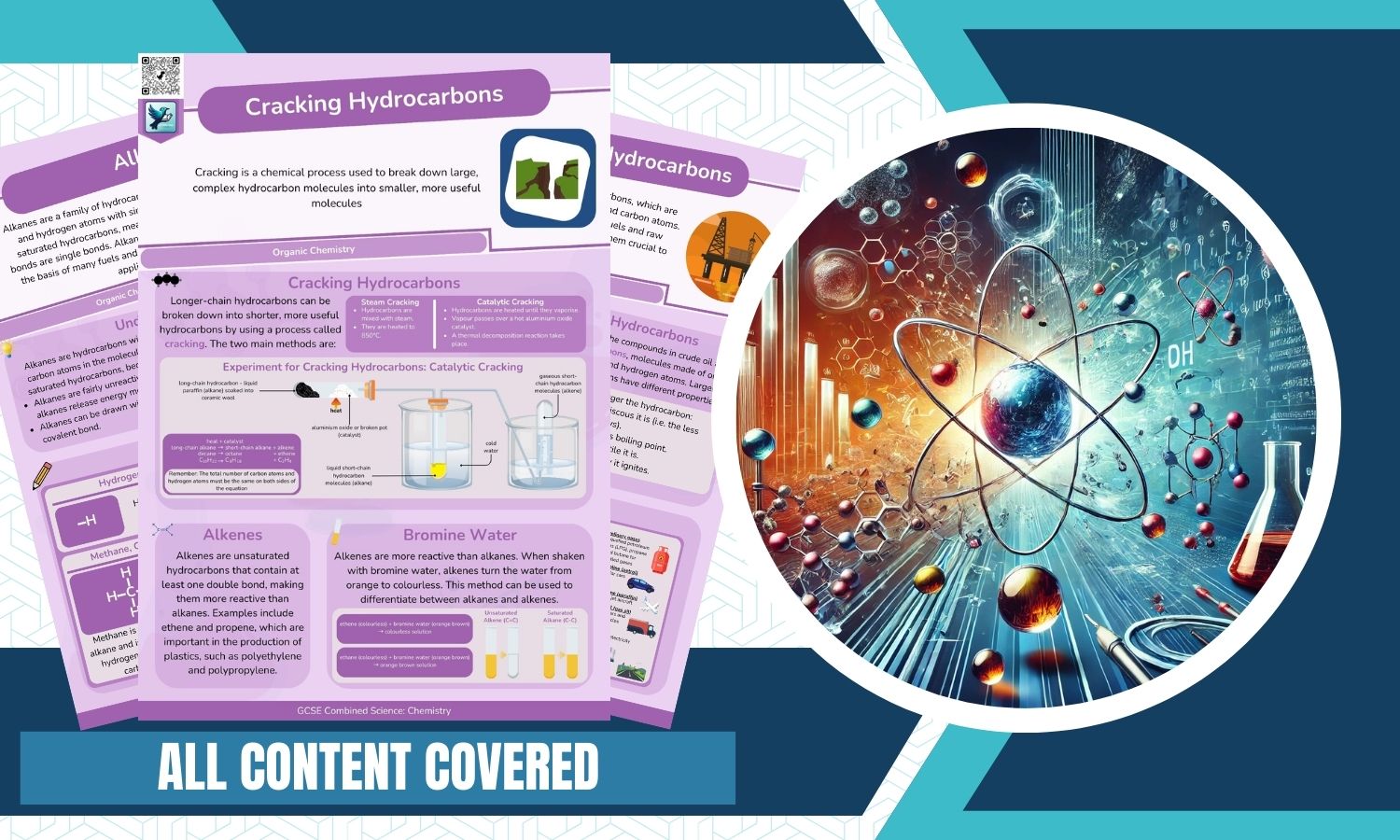 Combined Science: Chemistry Revision Posters - Organic Chemistry