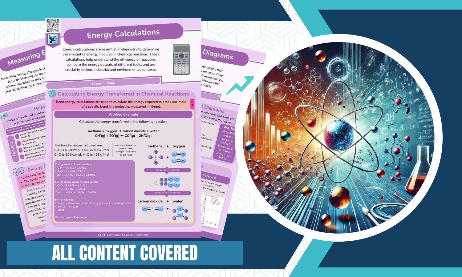 Combined Science: Chemistry Revision Posters - Energy Changes
