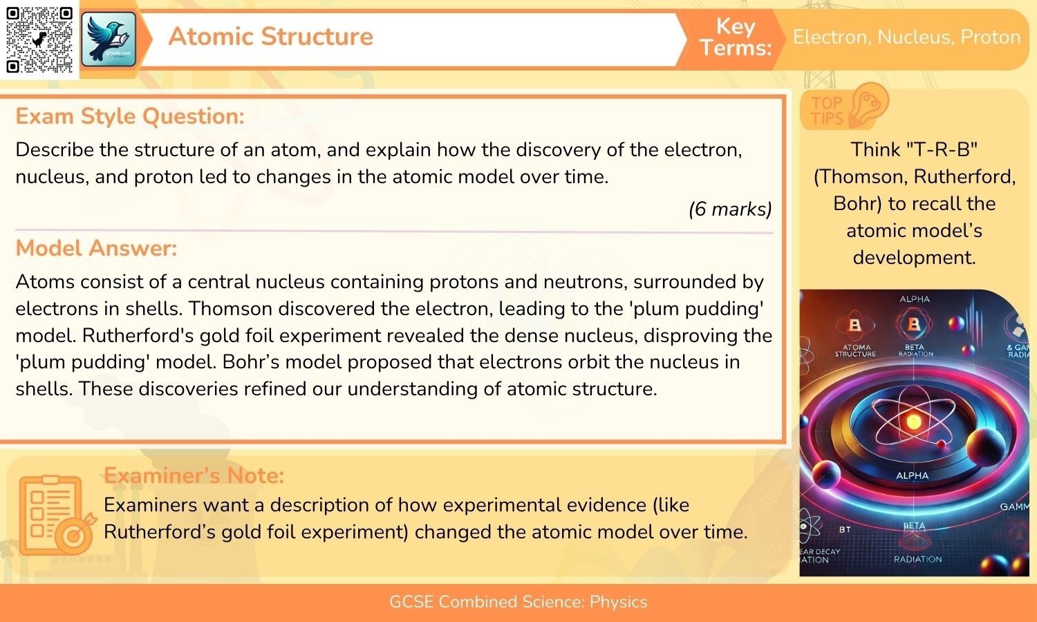 Combined Science: Physics 21+ Six Mark Model Answers