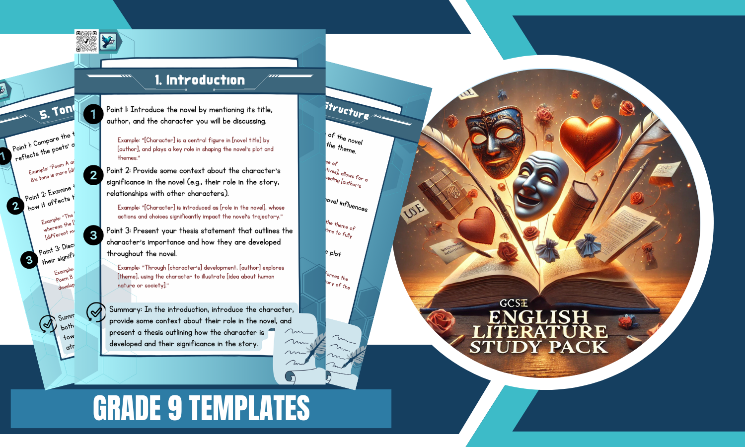 GCSE English Literature: Essay Templates