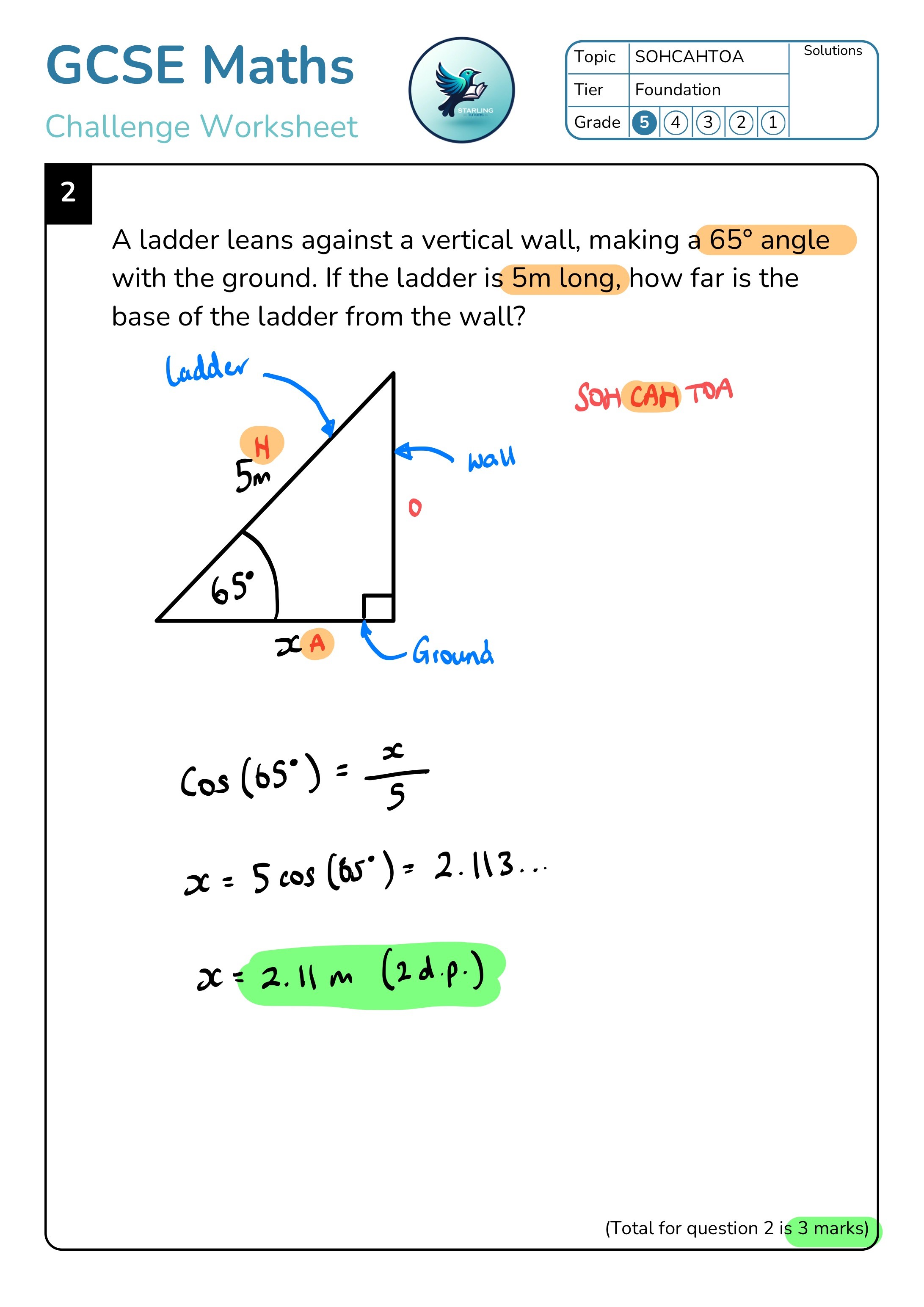 GCSE Maths: SOHCAHTOA