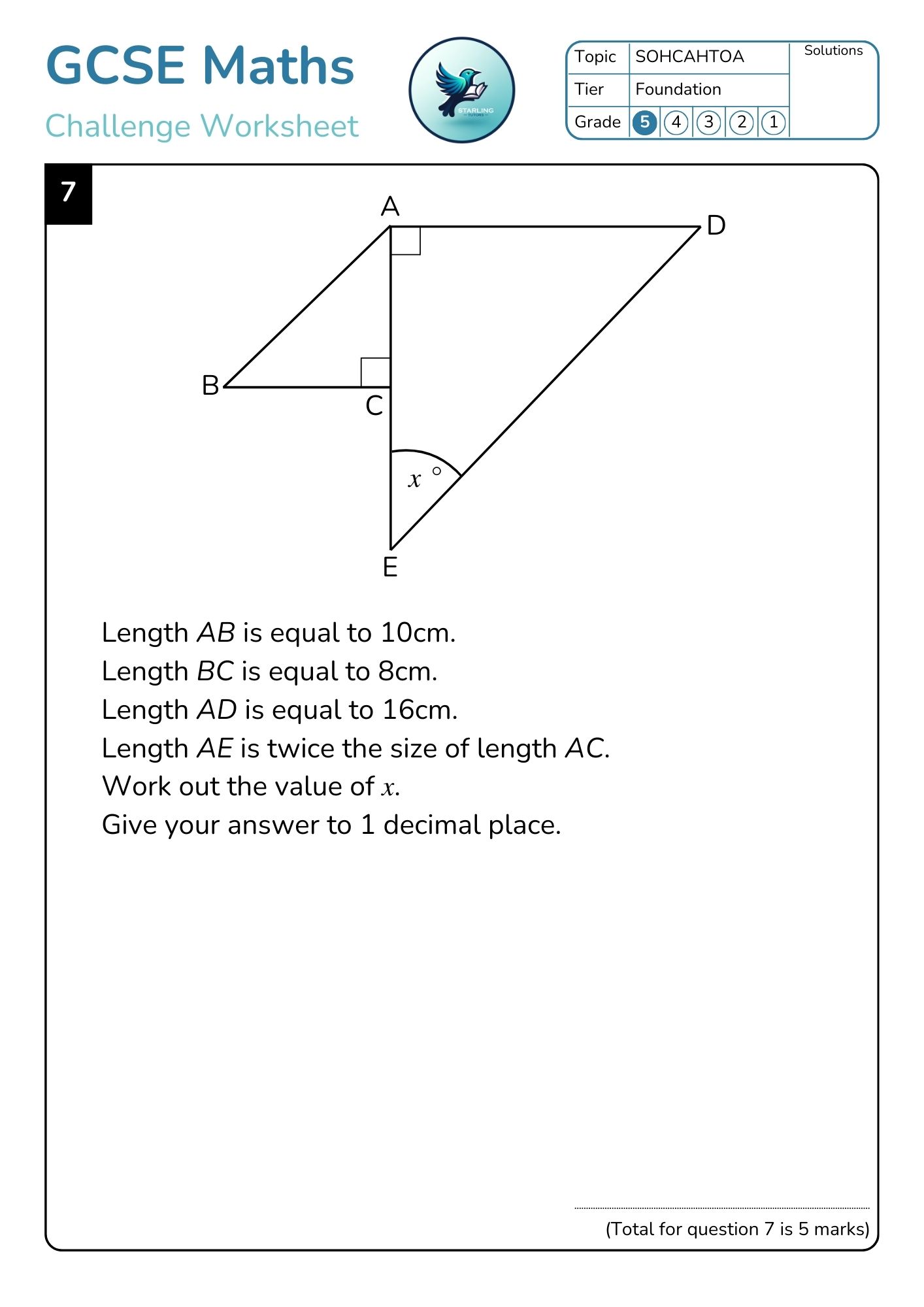 GCSE Maths: SOHCAHTOA