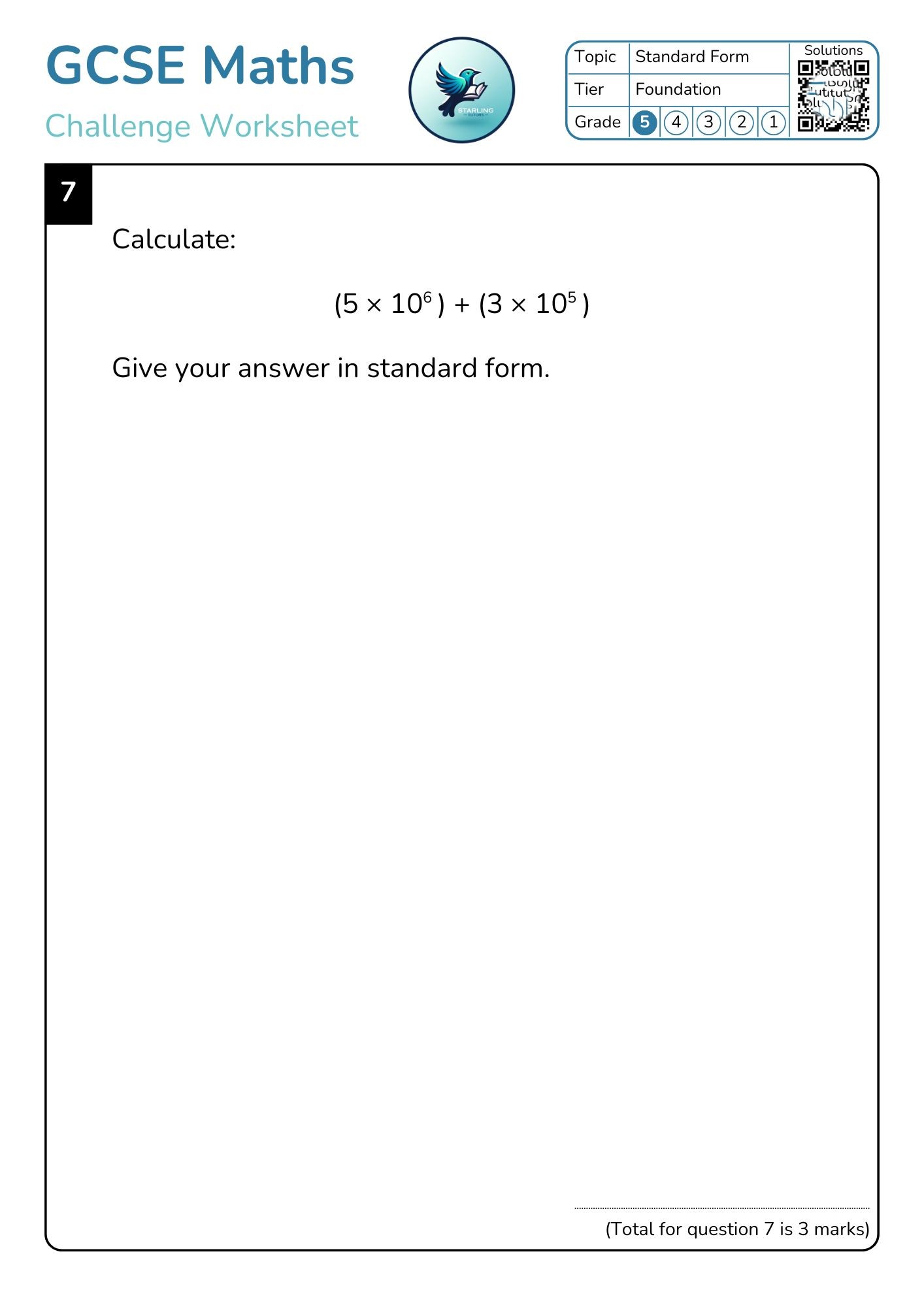 GCSE Maths: Standard Form