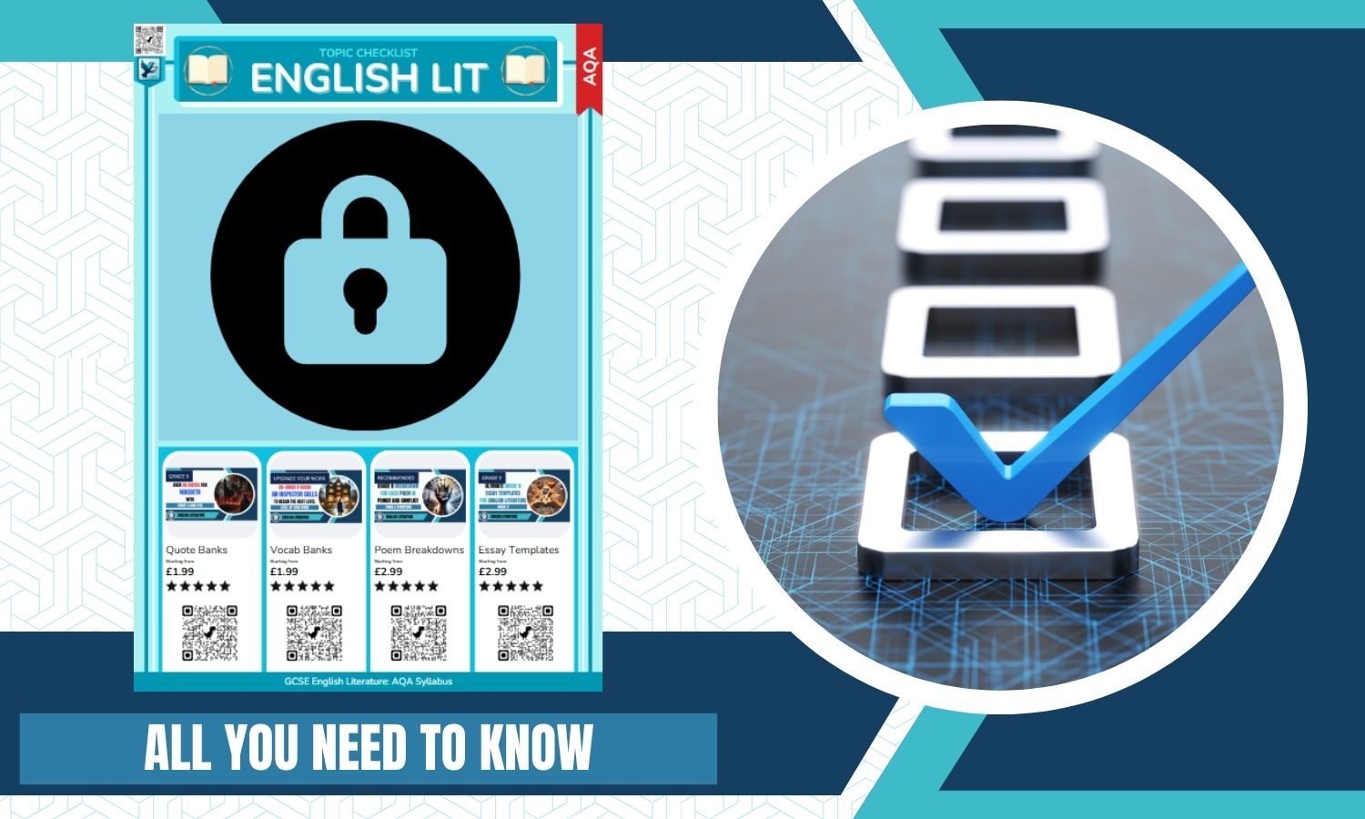 GCSE English Lit: AQA Topic Checklist
