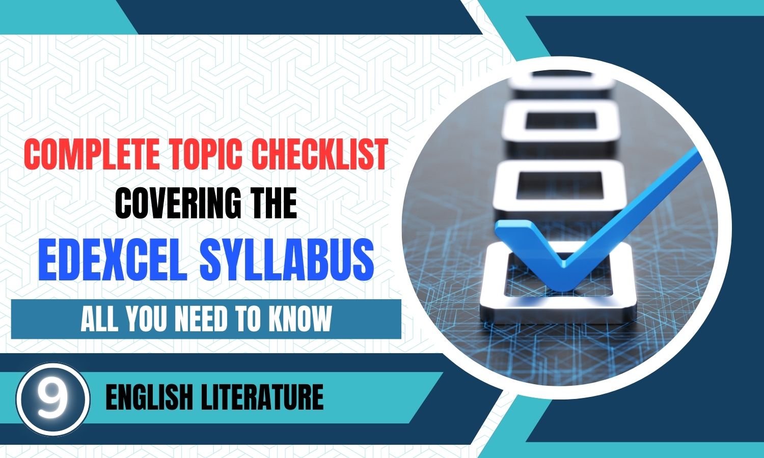 GCSE English Lit: Edexcel Topic Checklist