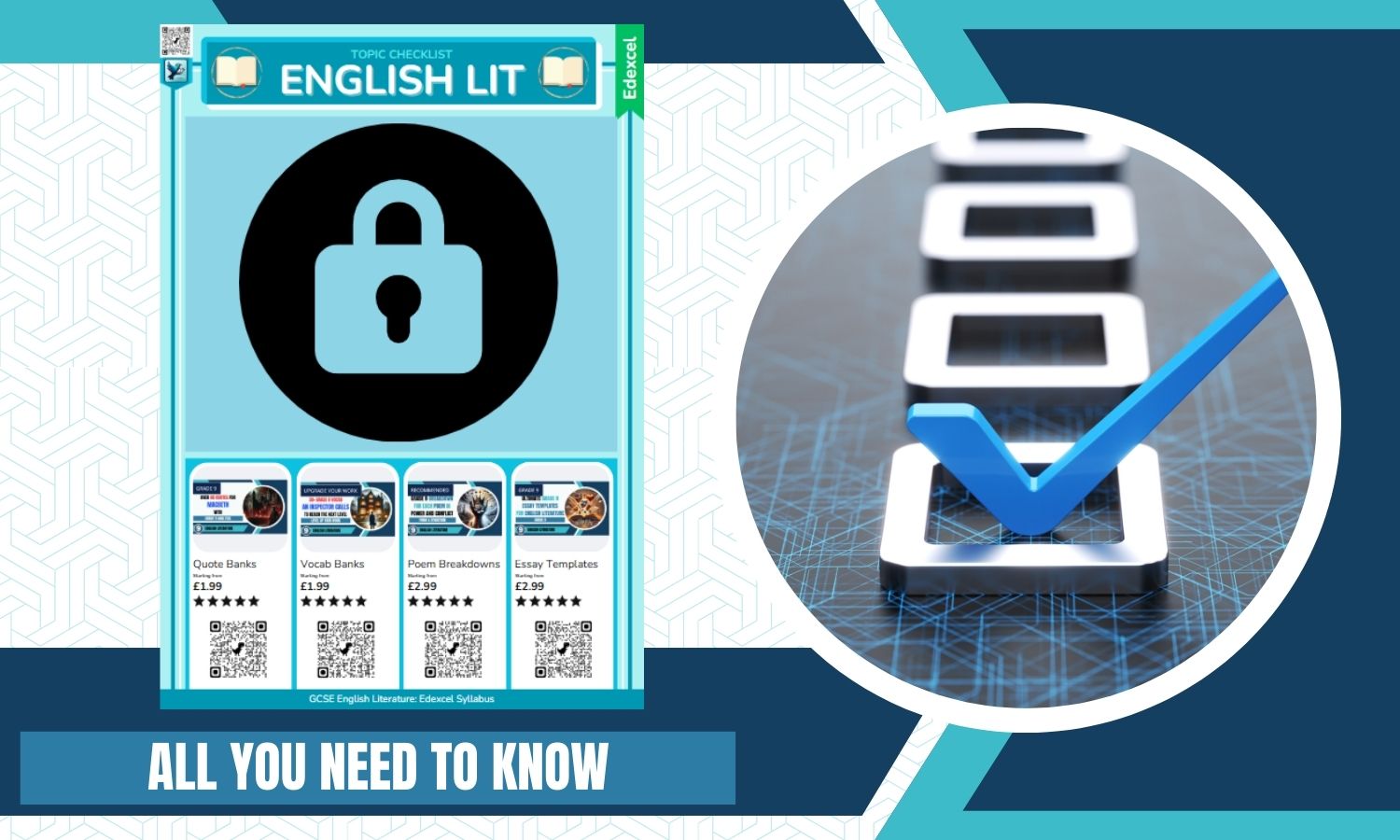 GCSE English Lit: Edexcel Topic Checklist