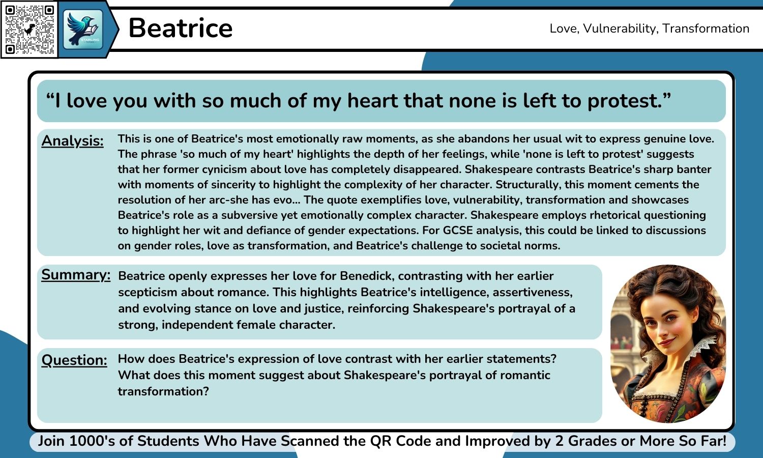 GCSE English Lit: 30+ Much Ado About Nothing Quotes With Grade 9 Analysis Per Quote