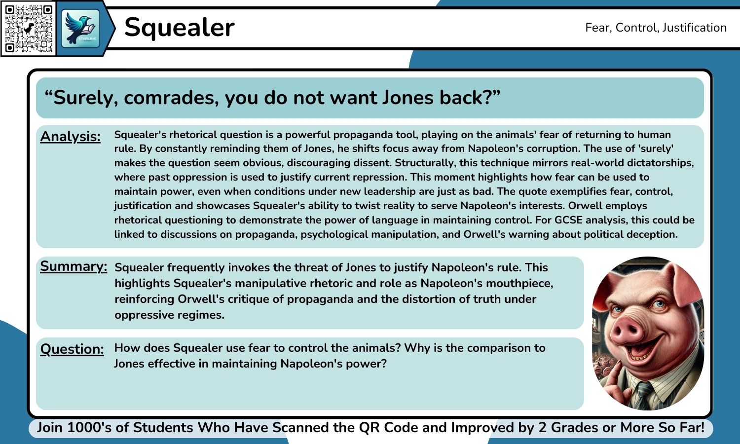 GCSE English Lit: 50+ Animal Farm Quotes With Grade 9 Analysis Per Quote