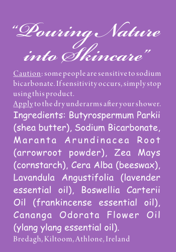 "Field at Sunrise" Natural Deodorant for Women