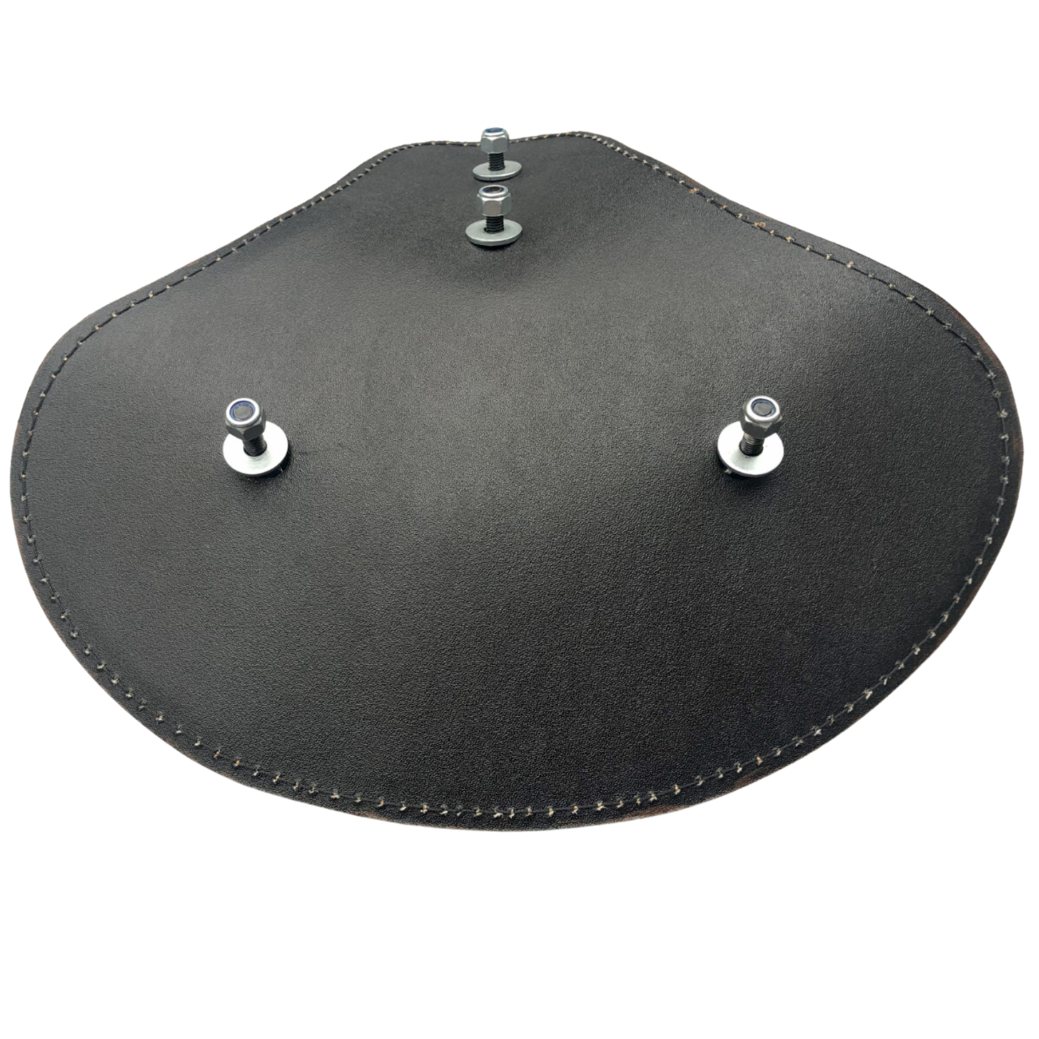 Harley Tractor Style Seat Genuine Distressed Leather Honda Bobber Chopper Yamaha