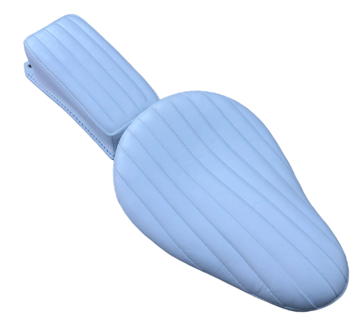 Harley Chopper Bobber Triumph Knucklehead Vintage Bates Style Real Leather Seat