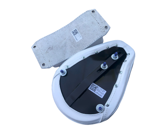 Harley Chopper Bobber Triumph Knucklehead Vintage Bates Style Real Leather Seat