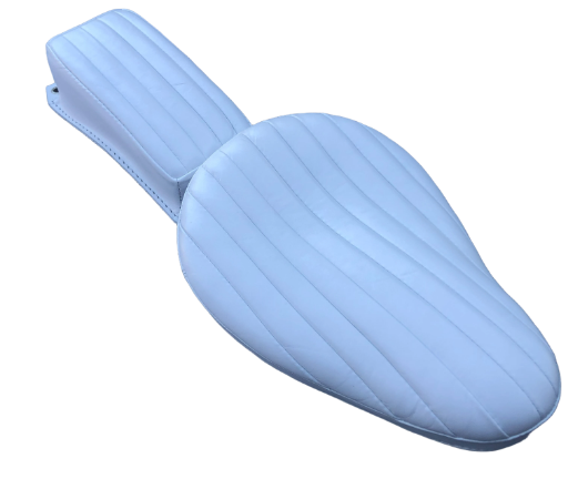 Harley Chopper Bobber Triumph Knucklehead Vintage Bates Style Real Leather Seat