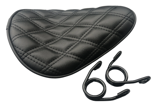 Black Tuk &Rol Solo Seat Harley chopper bober xs650 sportster cb750 triumph dyna