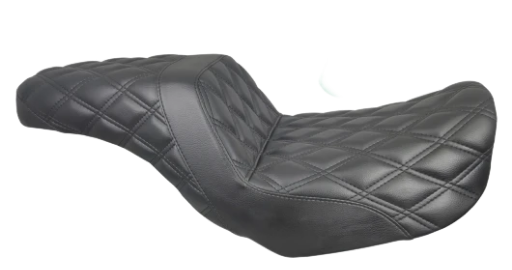 Harley Davidson Dyna FXD , FXDWG Double Diamond Stitch 2-UP Driver Gel Seat 2006-2017