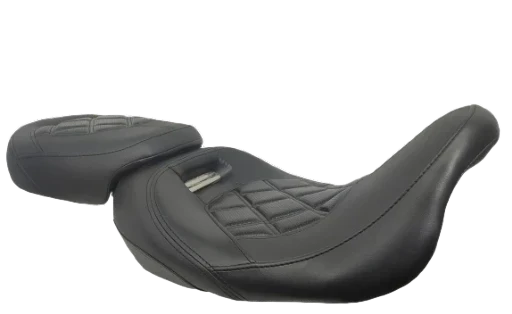 HARLEY DAVIDSON TOURING LOW PROFILE GEL SEAT WITH PASSENGER PILLION