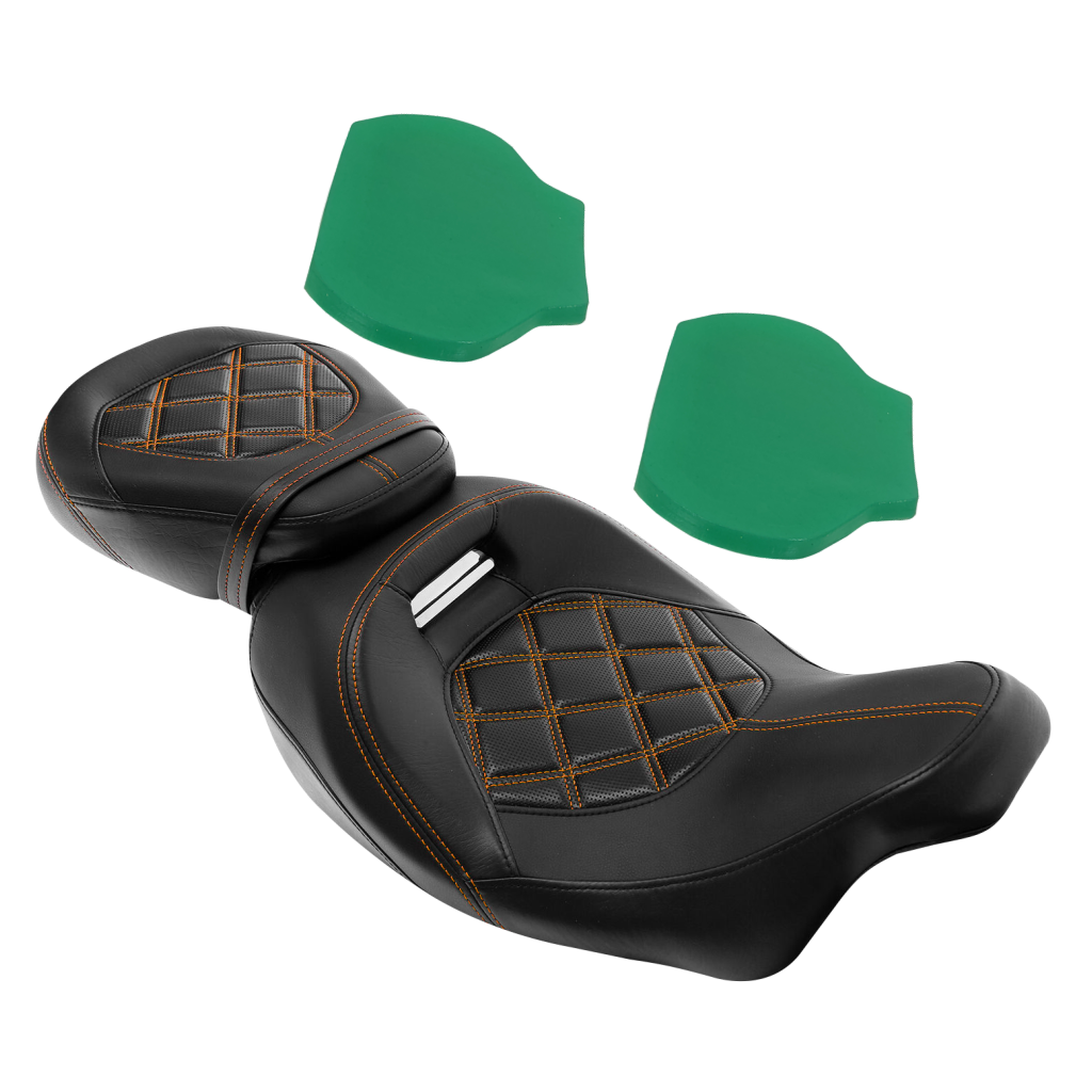 Harley Davidson Touring GEL Comfort Seats Brown Stitch