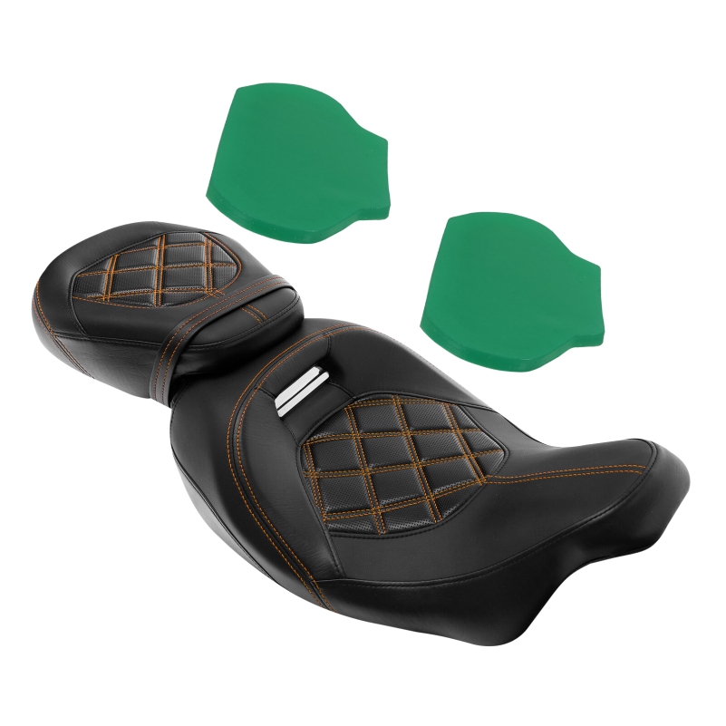 Harley Davidson Touring GEL Comfort Seats Brown Stitch