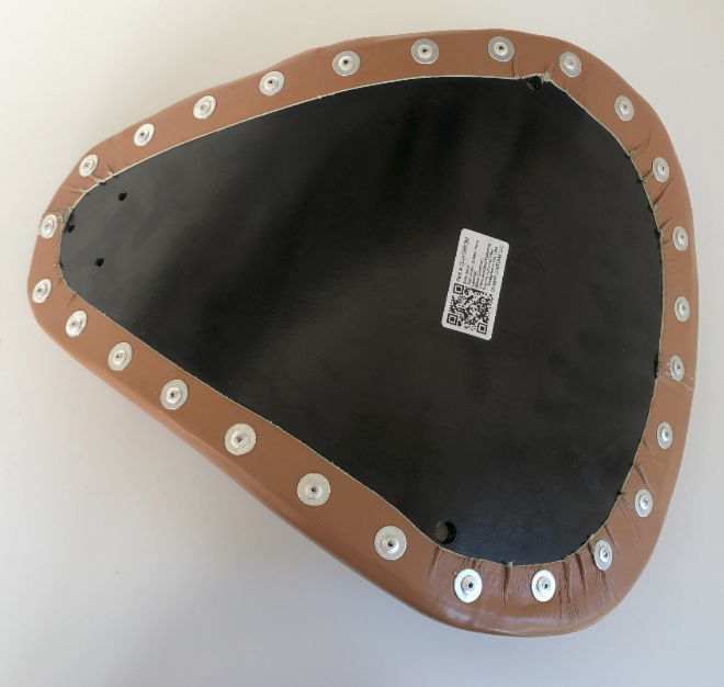 Harley Davidson Sportster Genuine Tan Leather Seat with Kit Springs XL883 XL1200