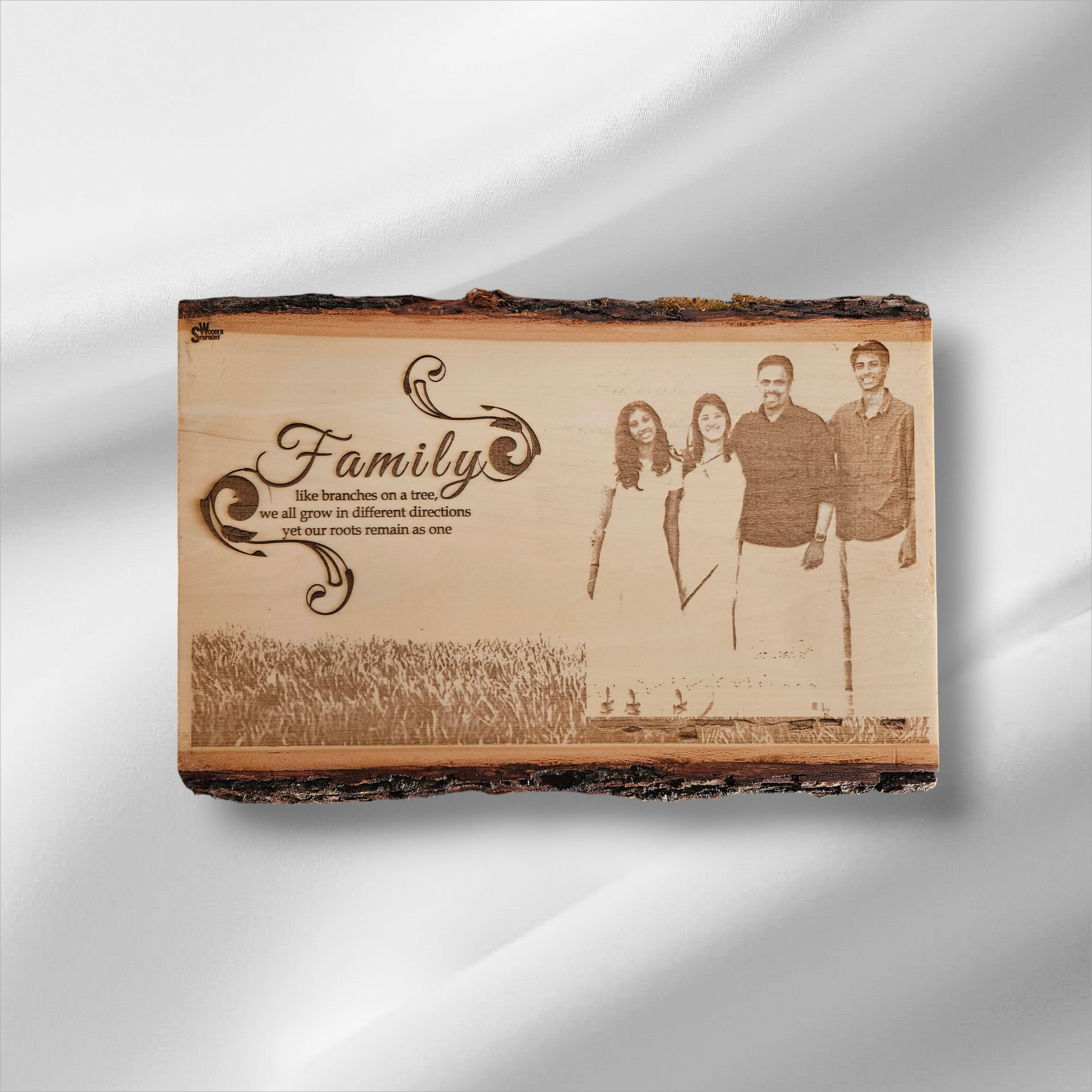 Custom Wooden Family Plaque