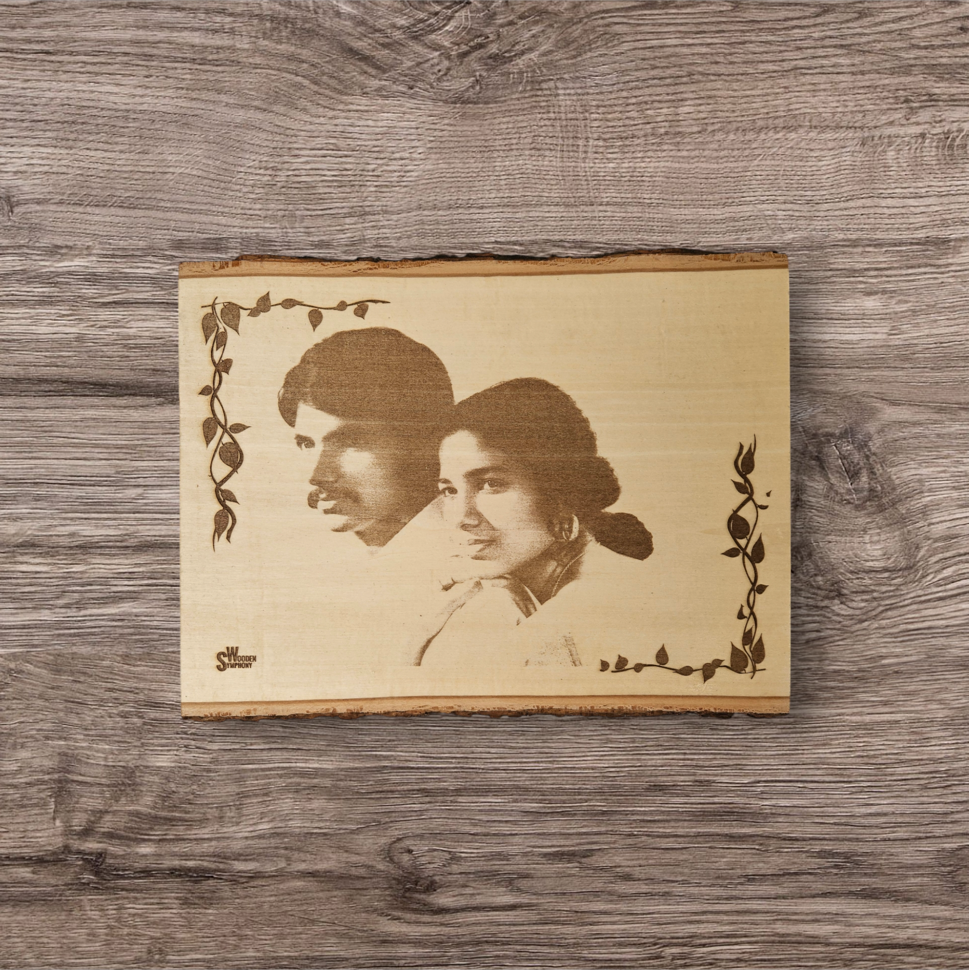 Personalized Wooden Photo Plaque