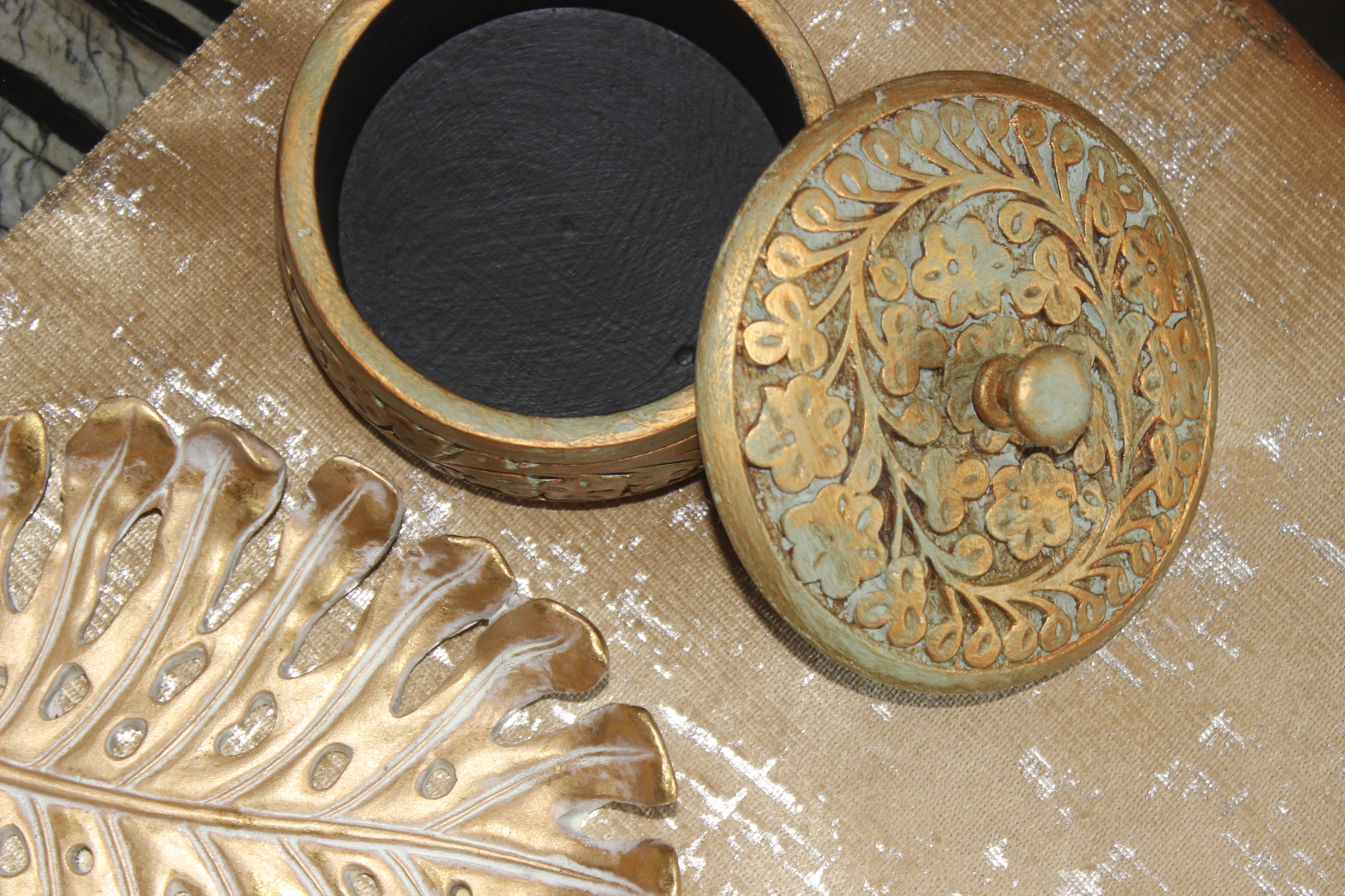 Ornate Wooden Jewellery Box