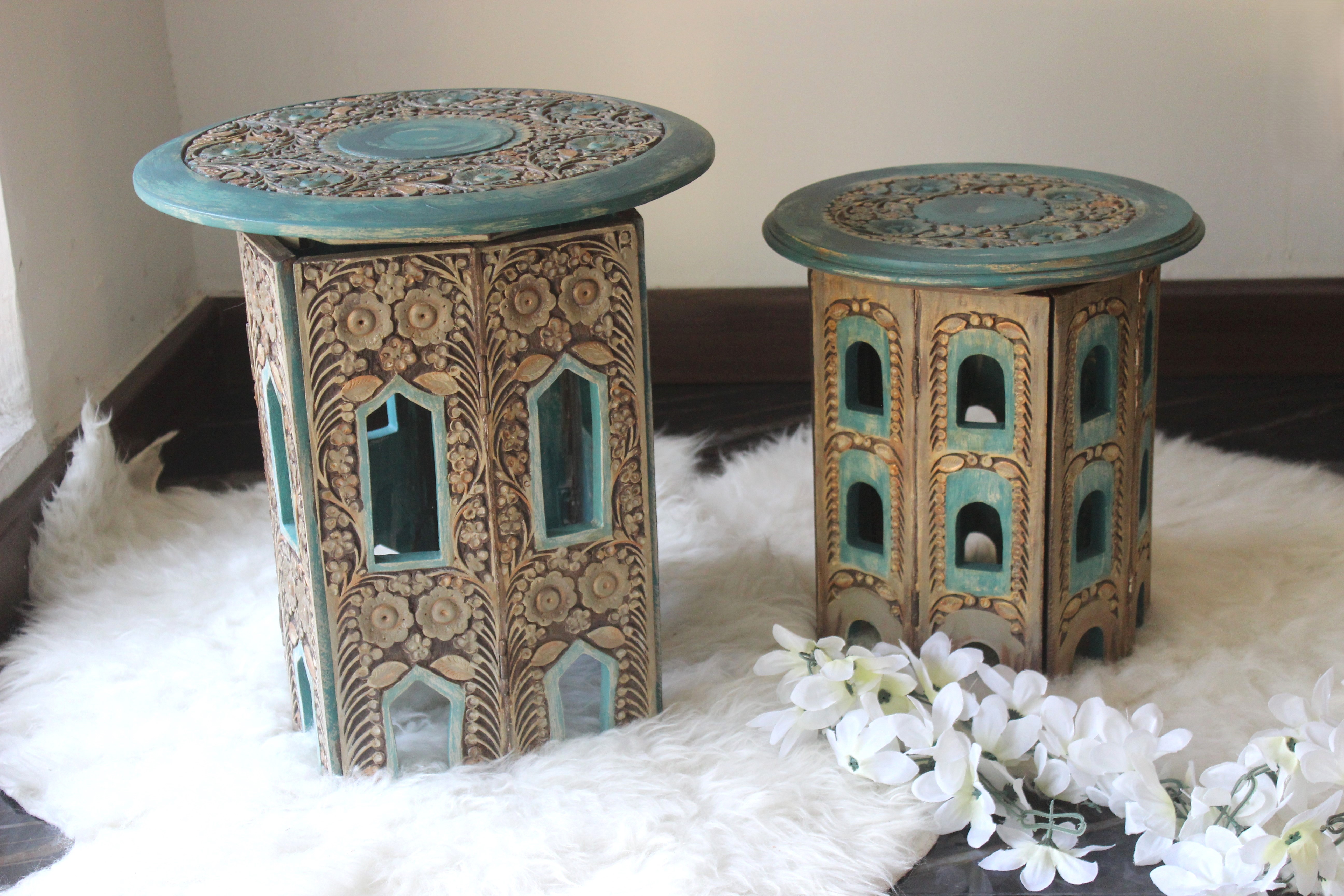 Turquoise Heritage Tables