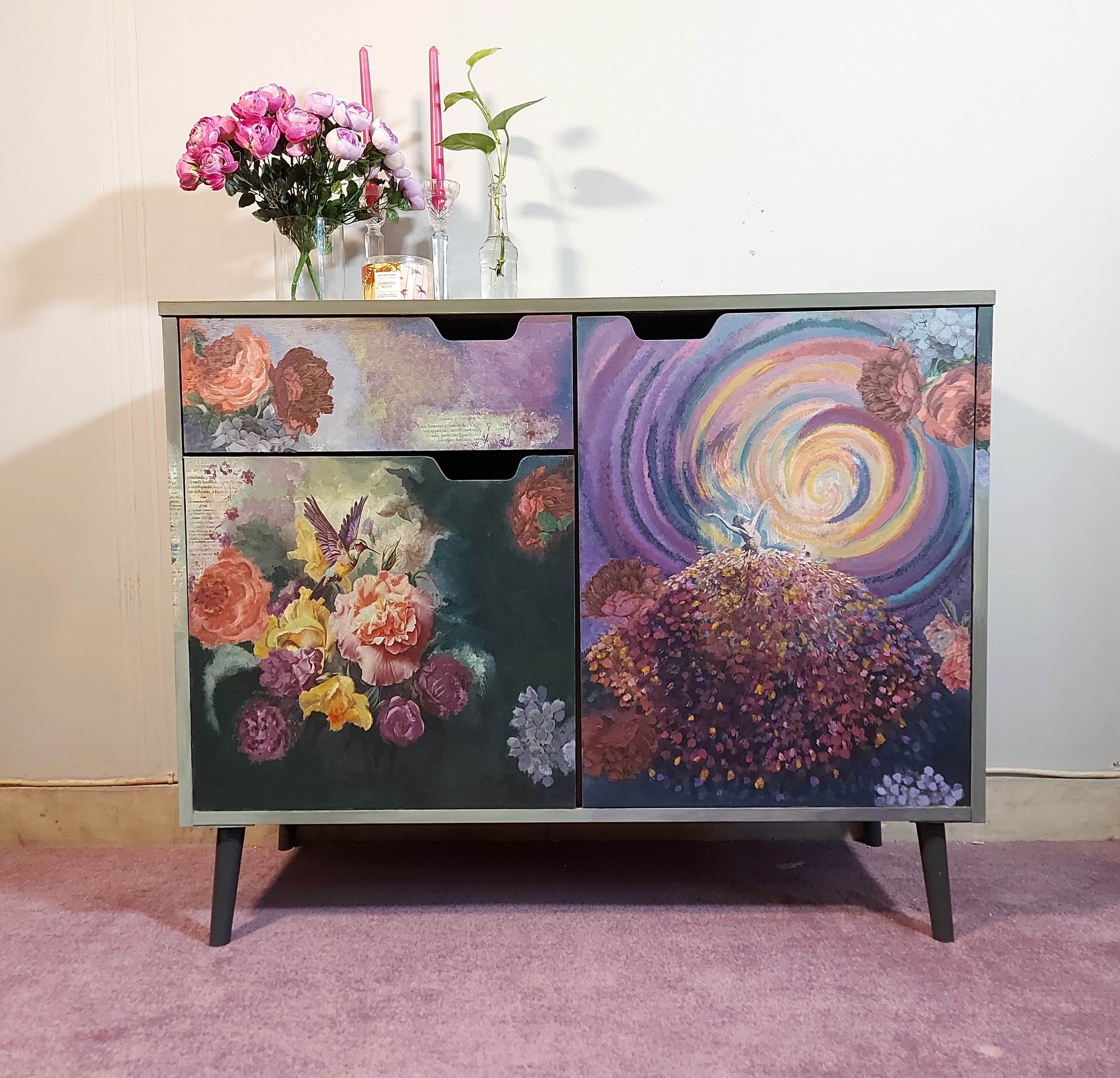 Floral Dream Hall Table