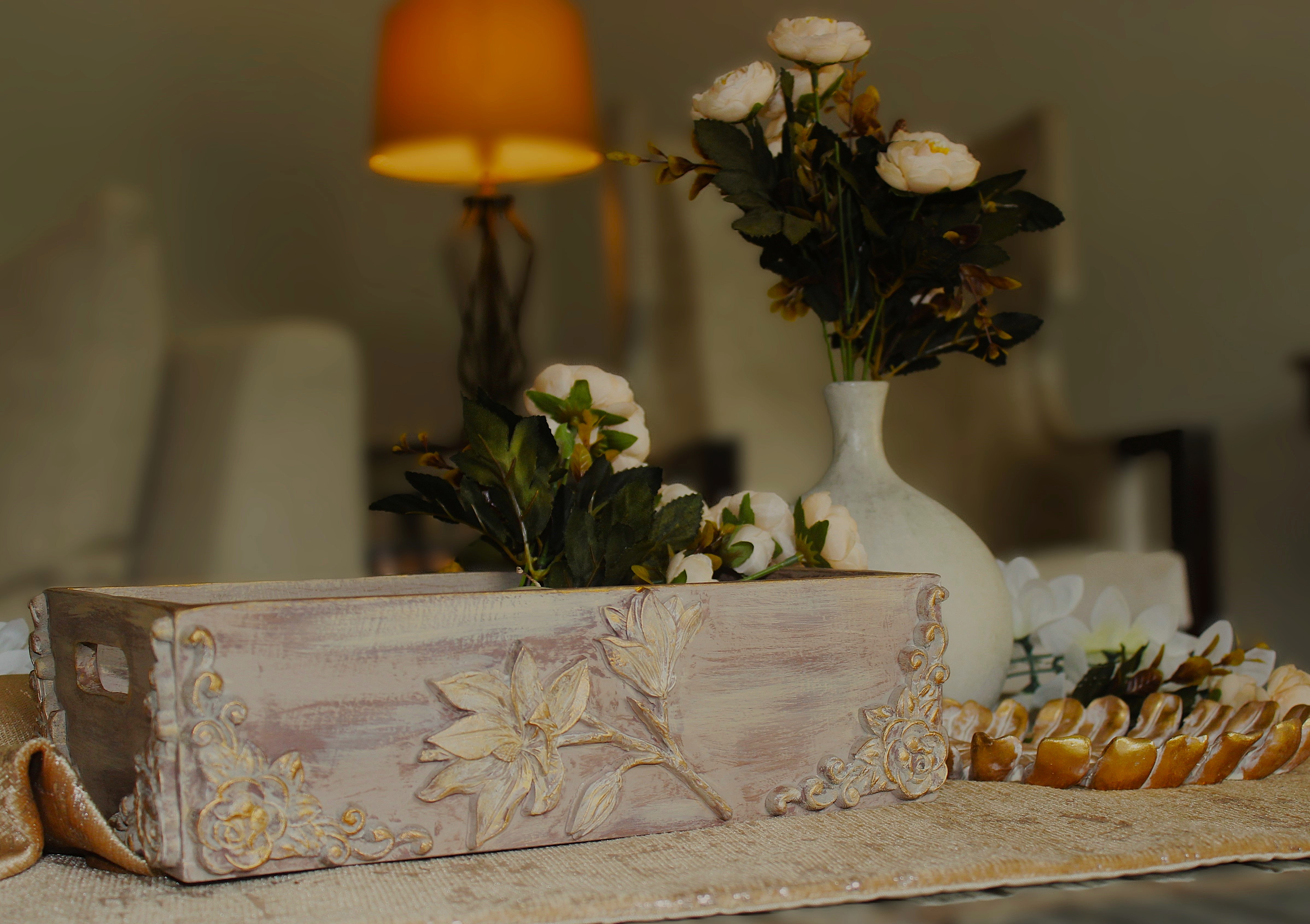 Rustic Wooden Tray- Style B
