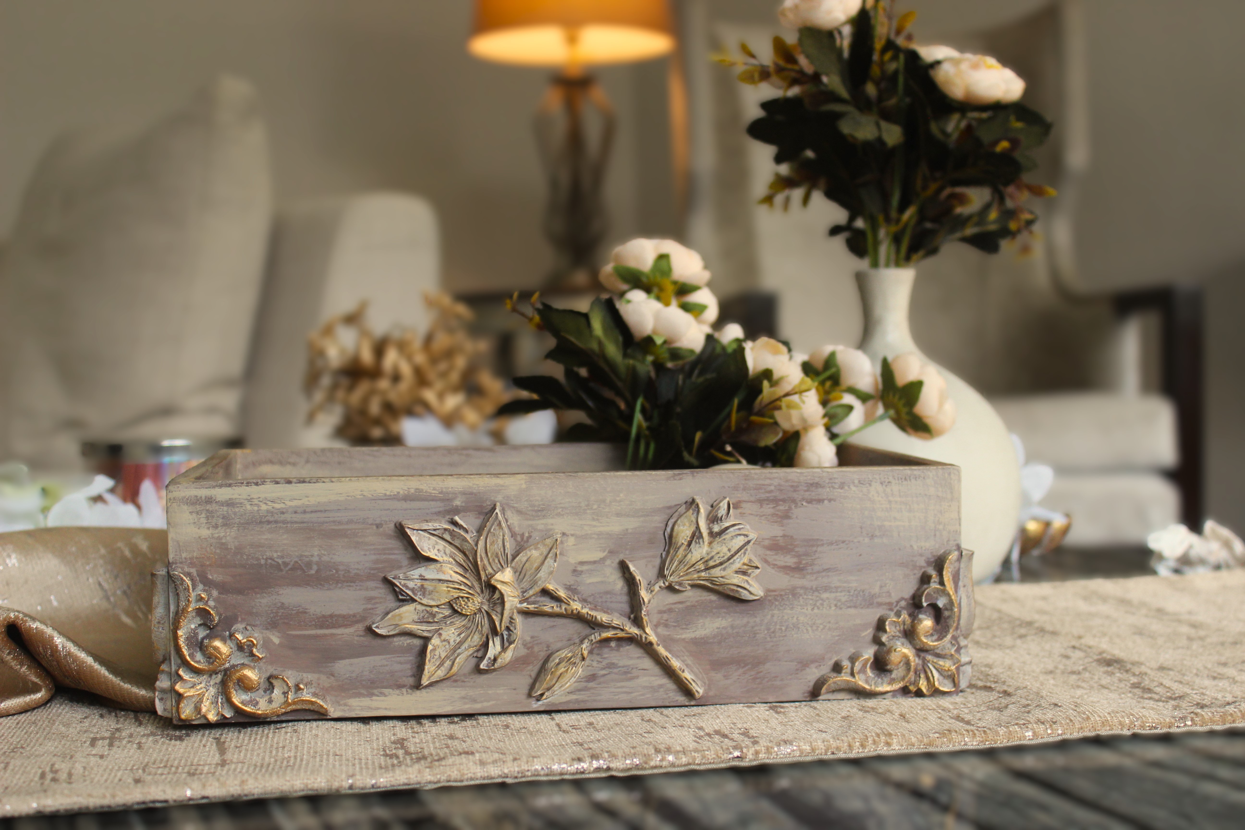 Rustic Wooden Tray- Style B