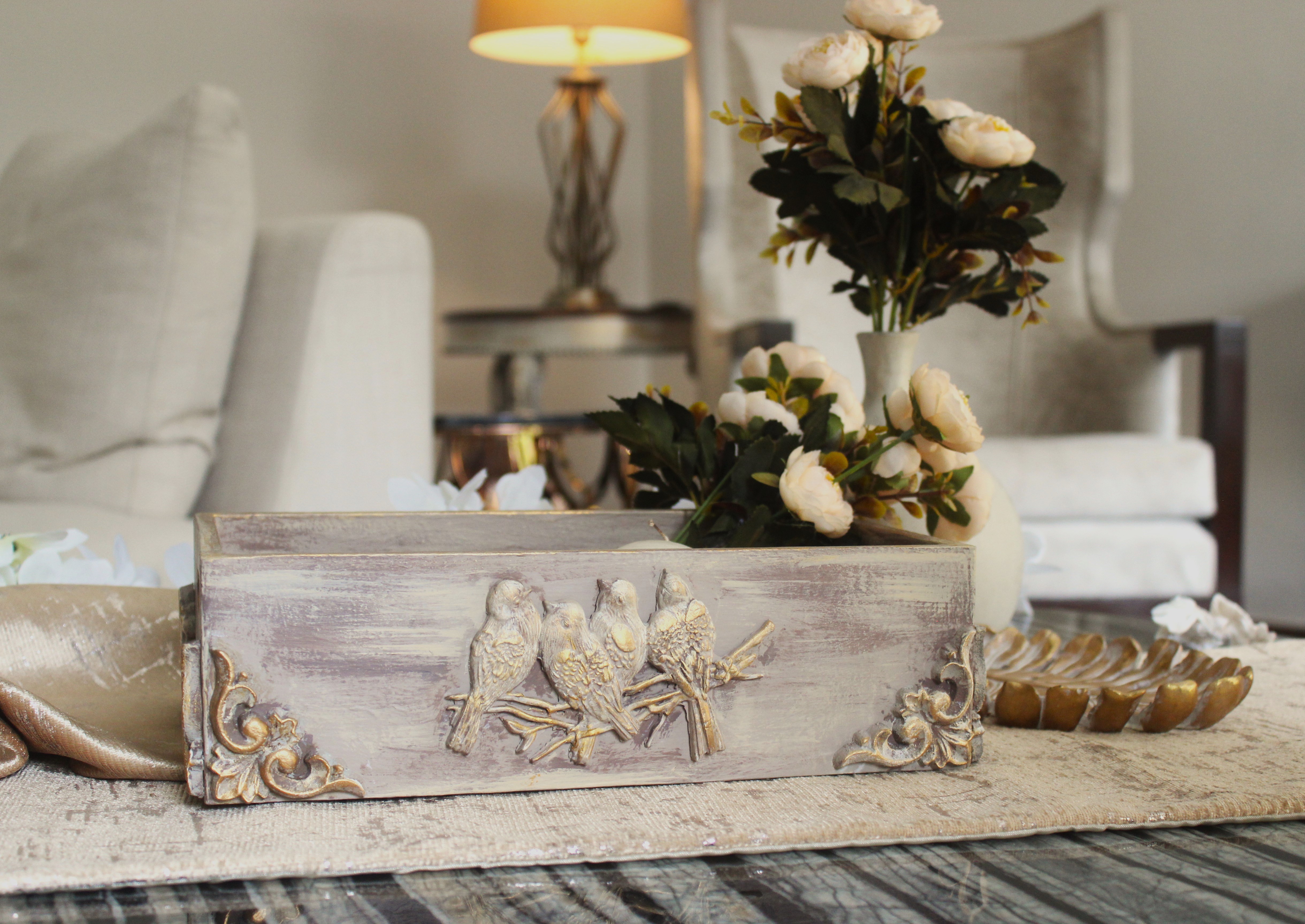 Rustic Wooden Tray- Style B