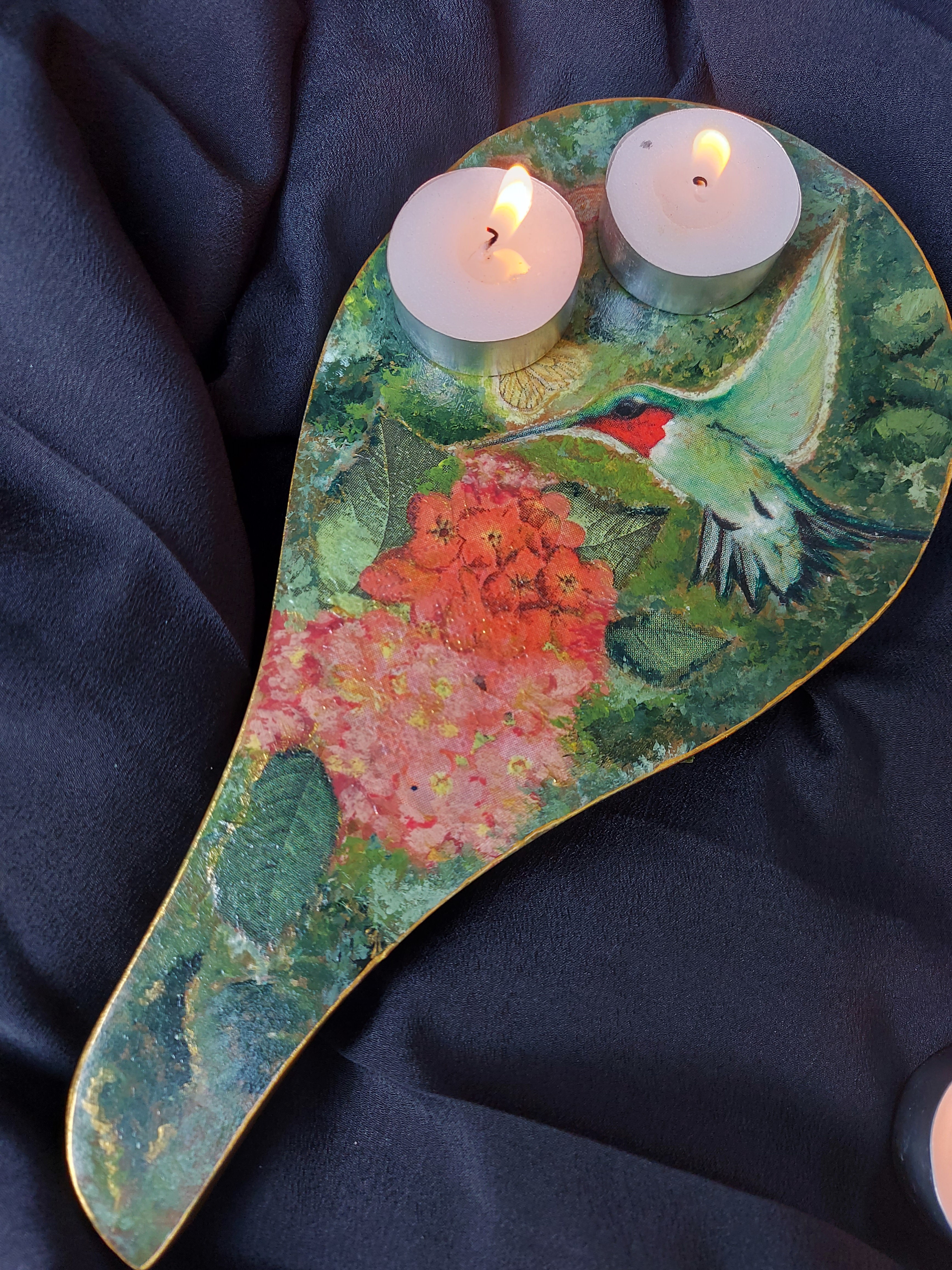Floral Bloom Candle Holder
