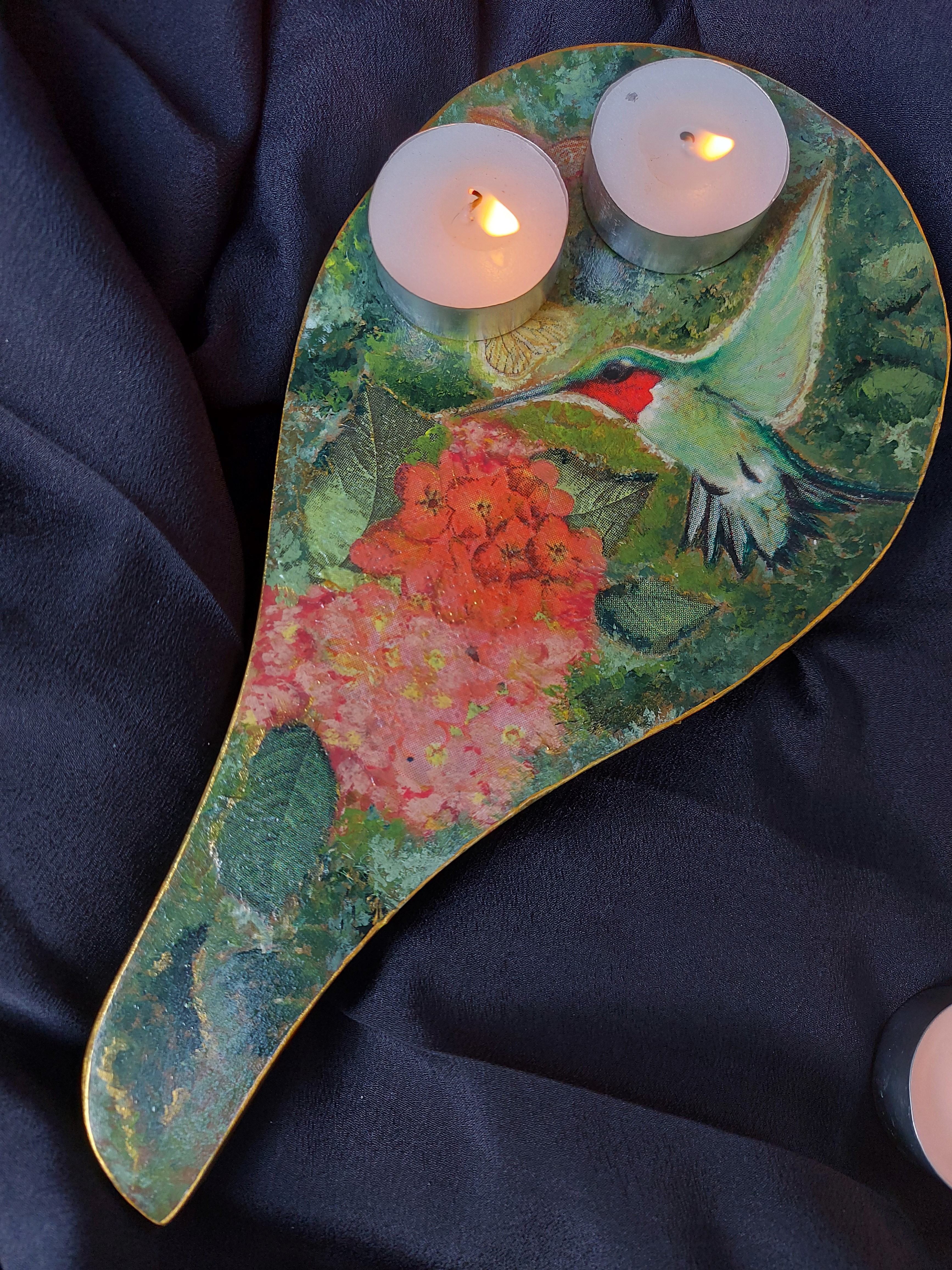 Floral Bloom Candle Holder 