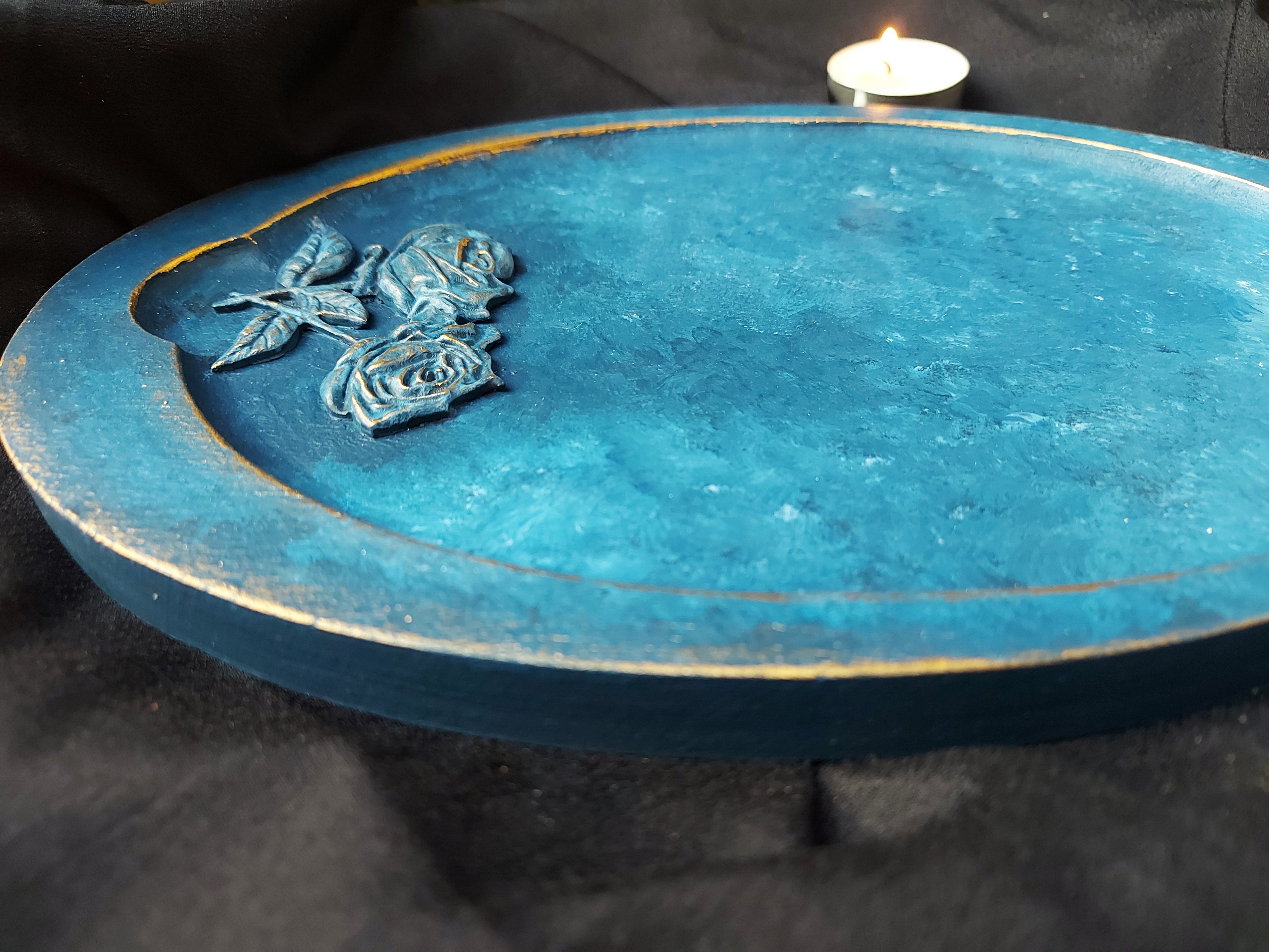 Midnight Bloom Platter