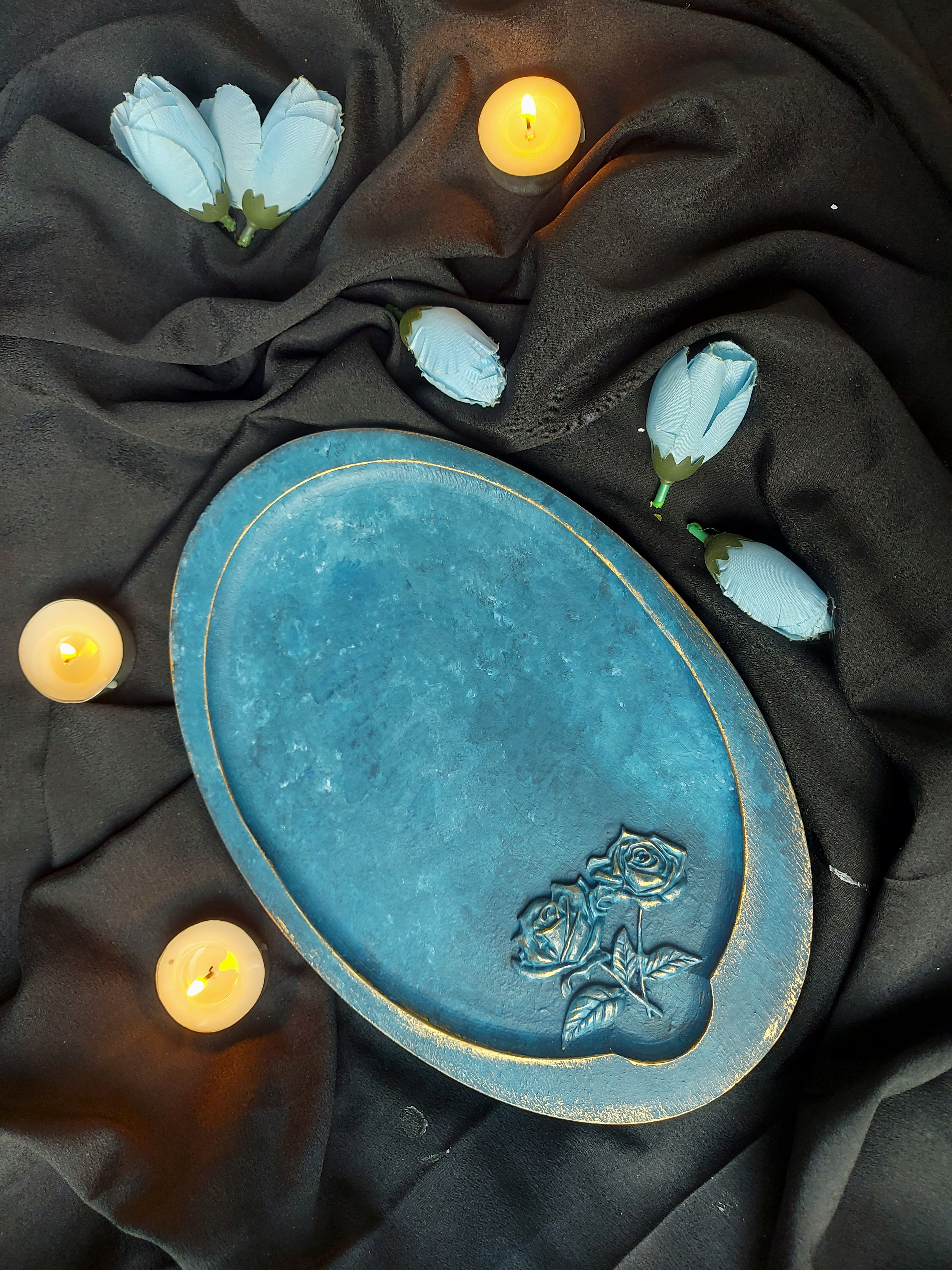 Midnight Bloom Platter