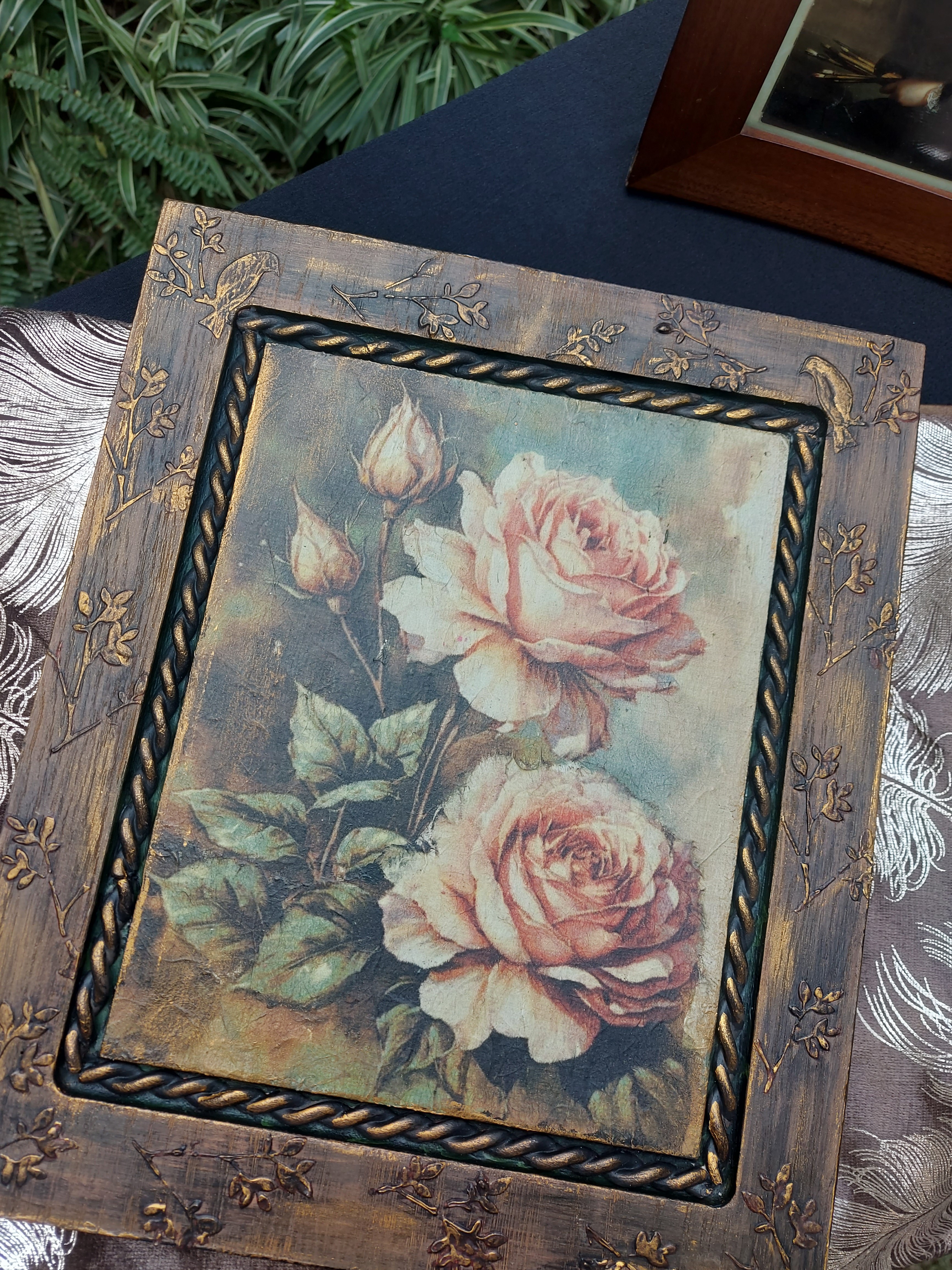 Vintage Garden Platter