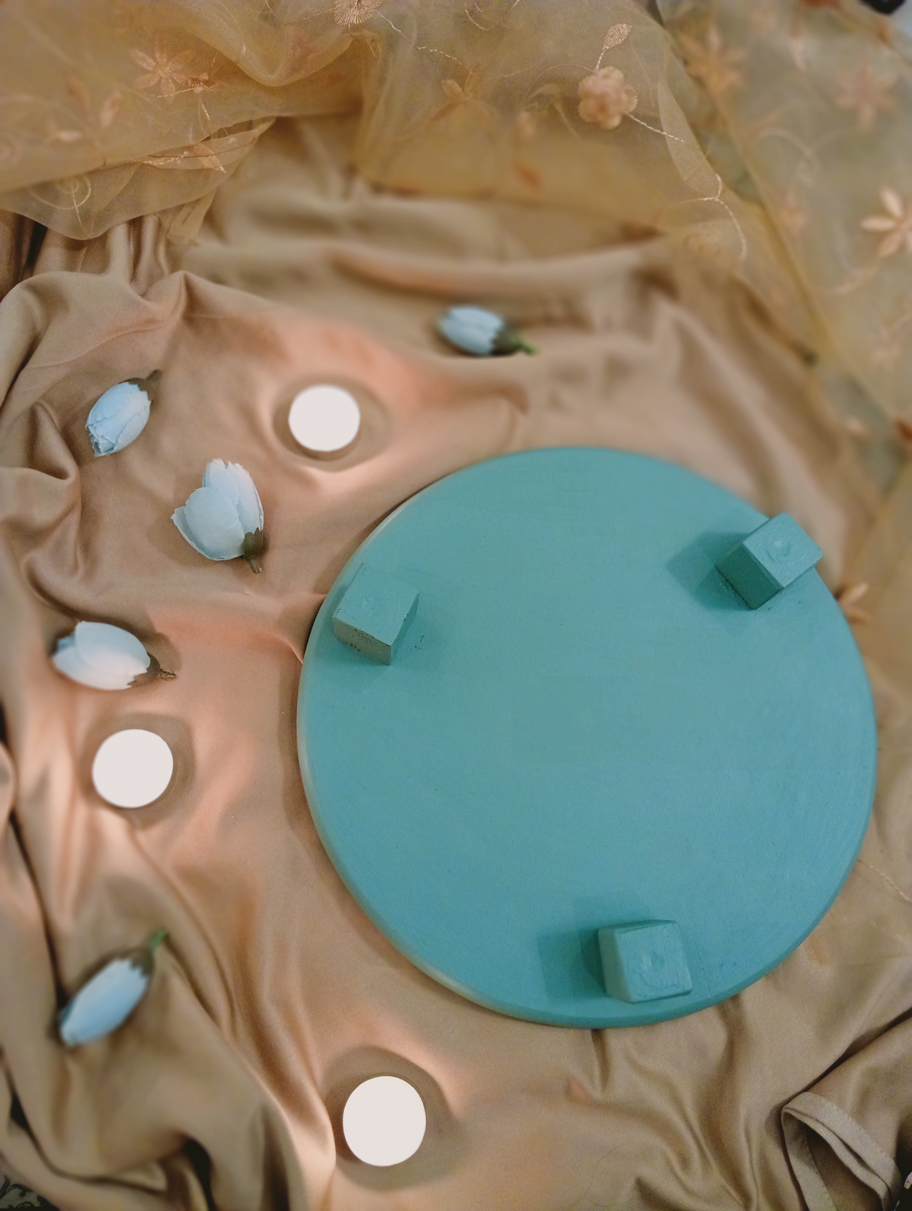 Sapphire Leaf Platter