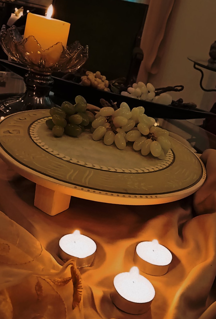 Frosted Sage Platter