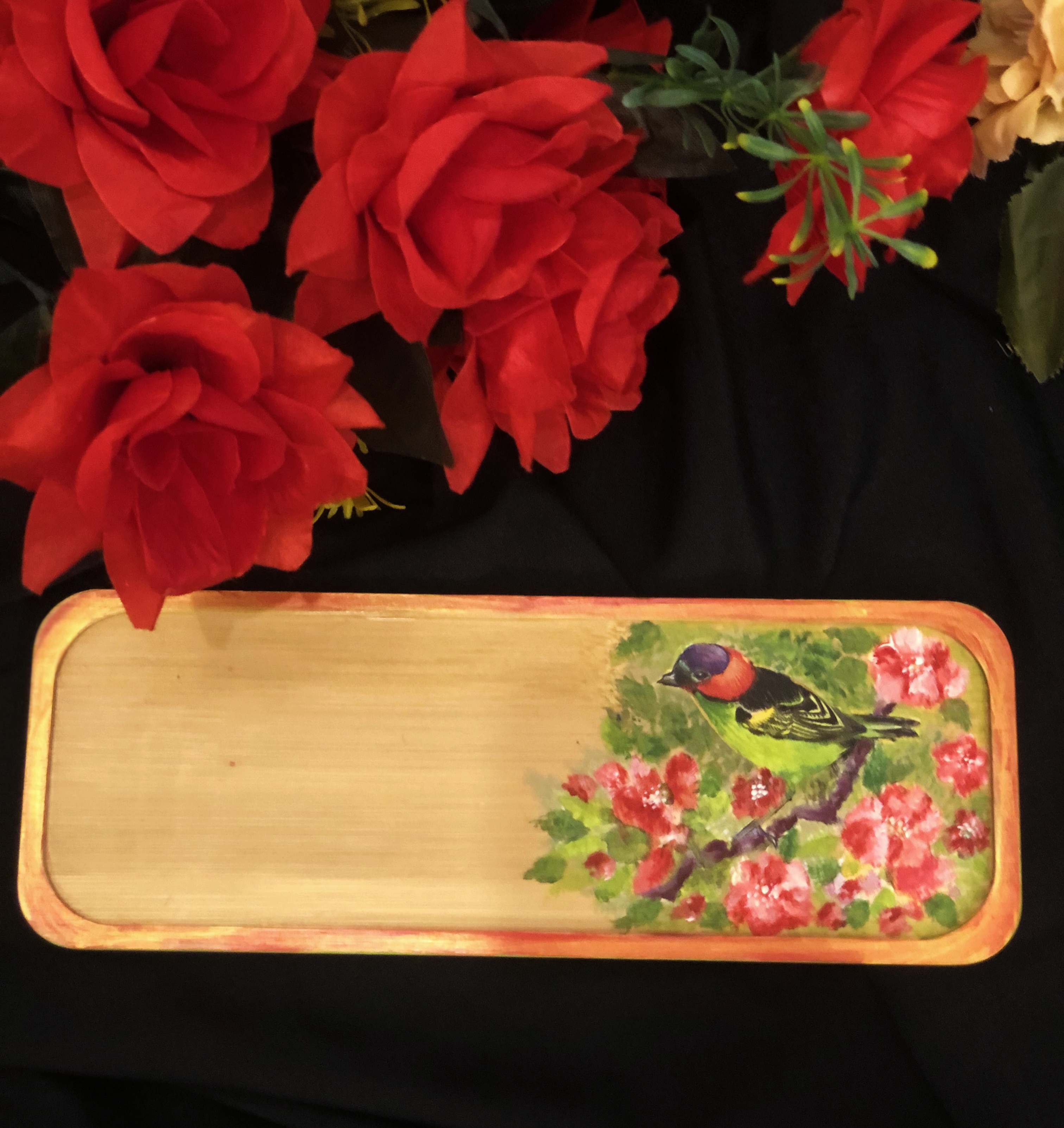 Crimson Finch Vanity Trays