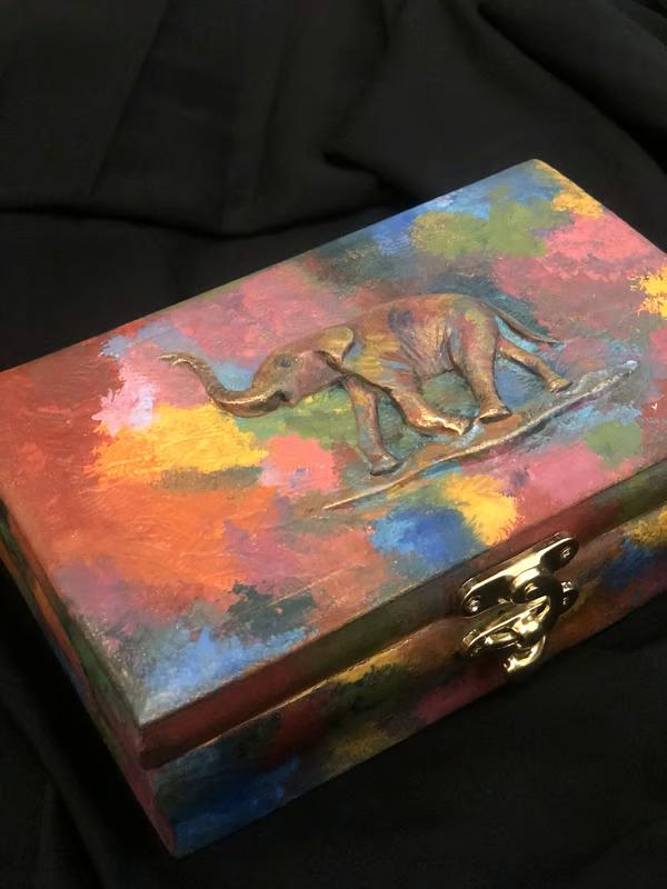 Safari Sunset Keepsake Box