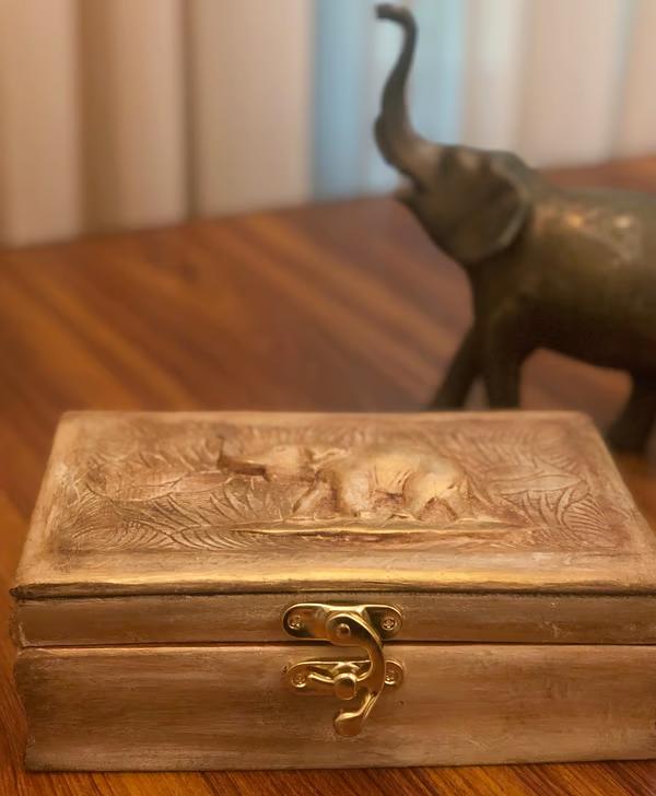 Golden Dusk Keepsake Box
