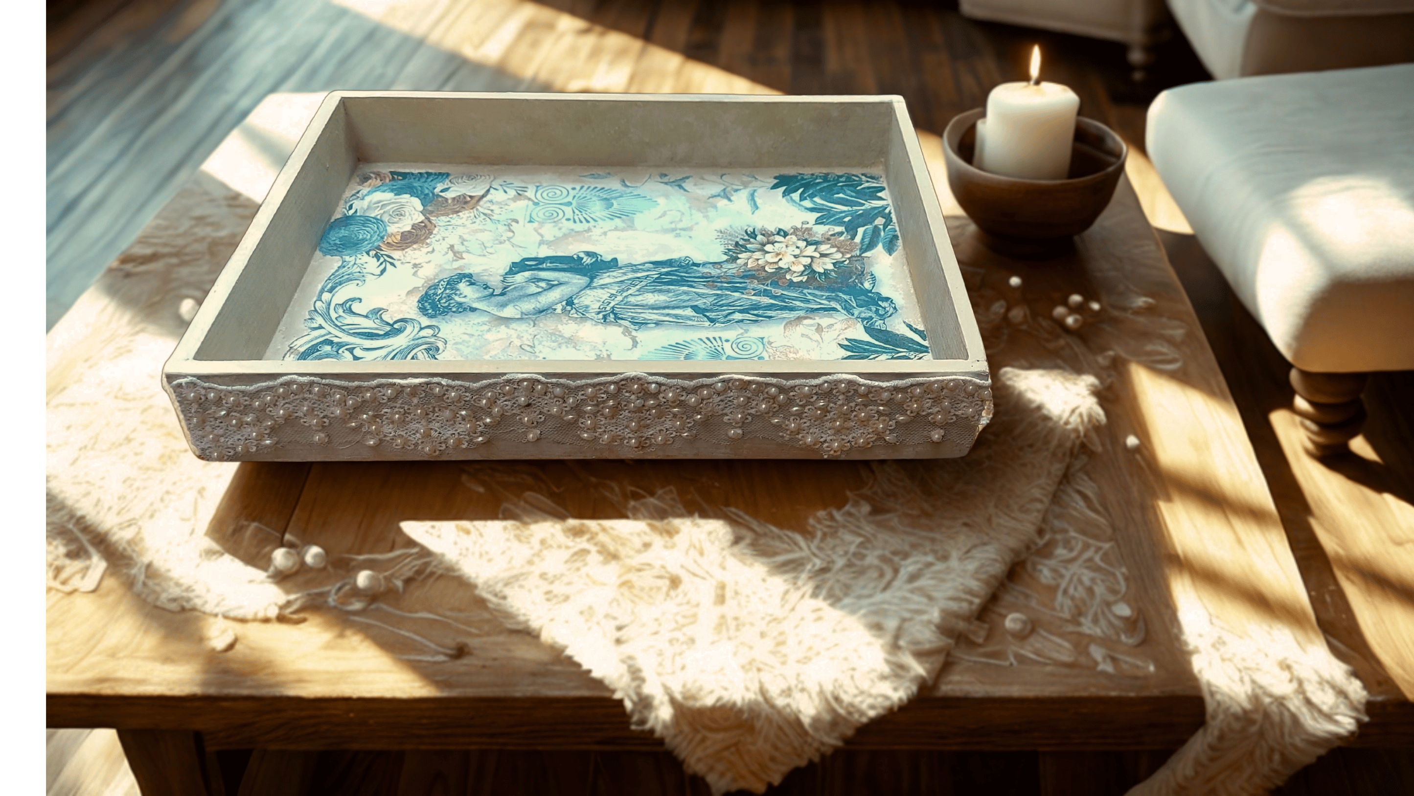 Victorian Pearl Tray